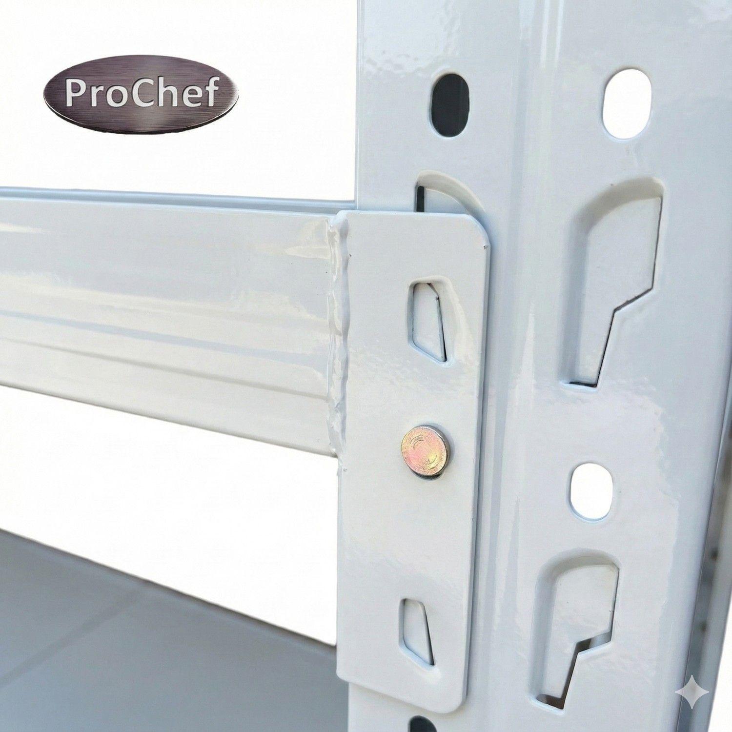 Estante Mini Rack 120x50x200 cm 800 kg Gris Claro-5