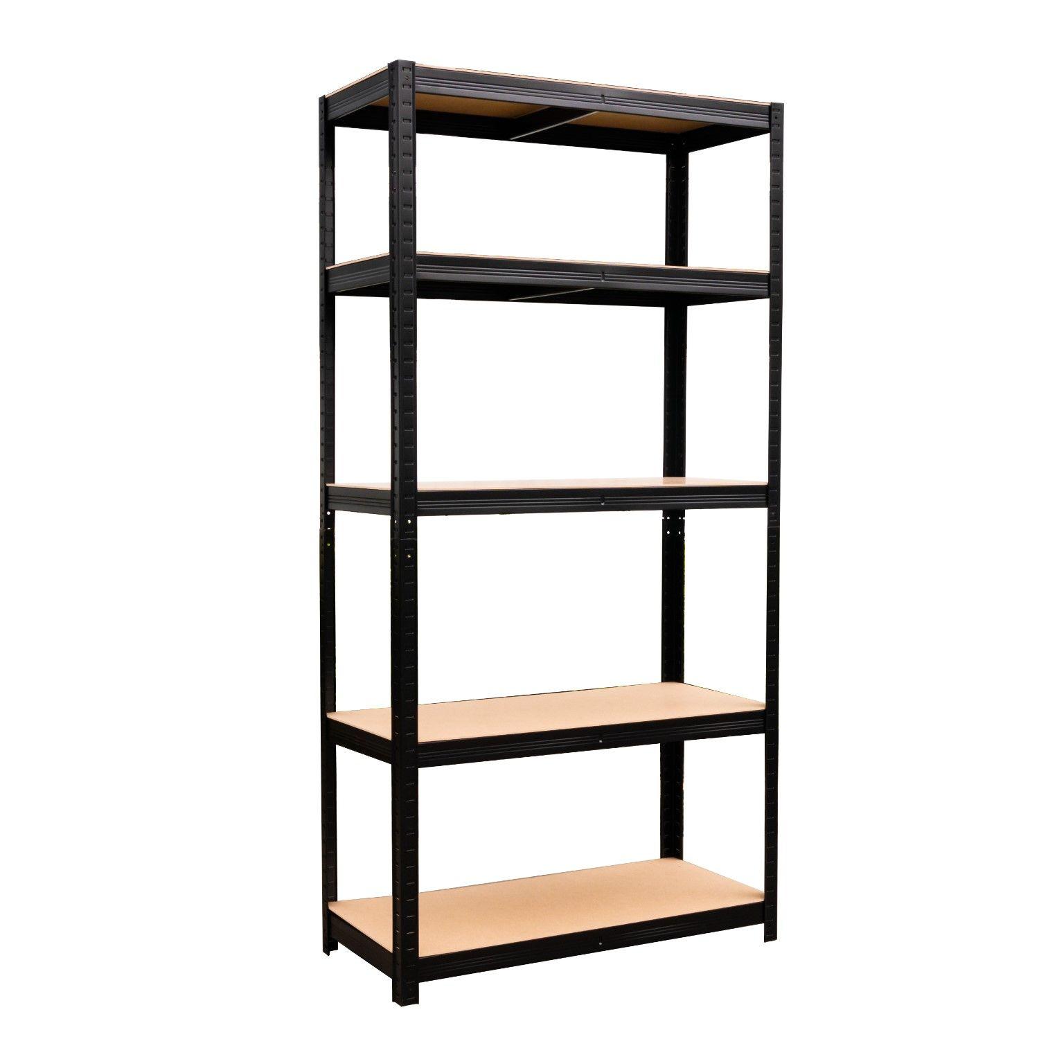 Estante 90x40x180 cm Acero Pintado 5 Band. 875 Kg-0