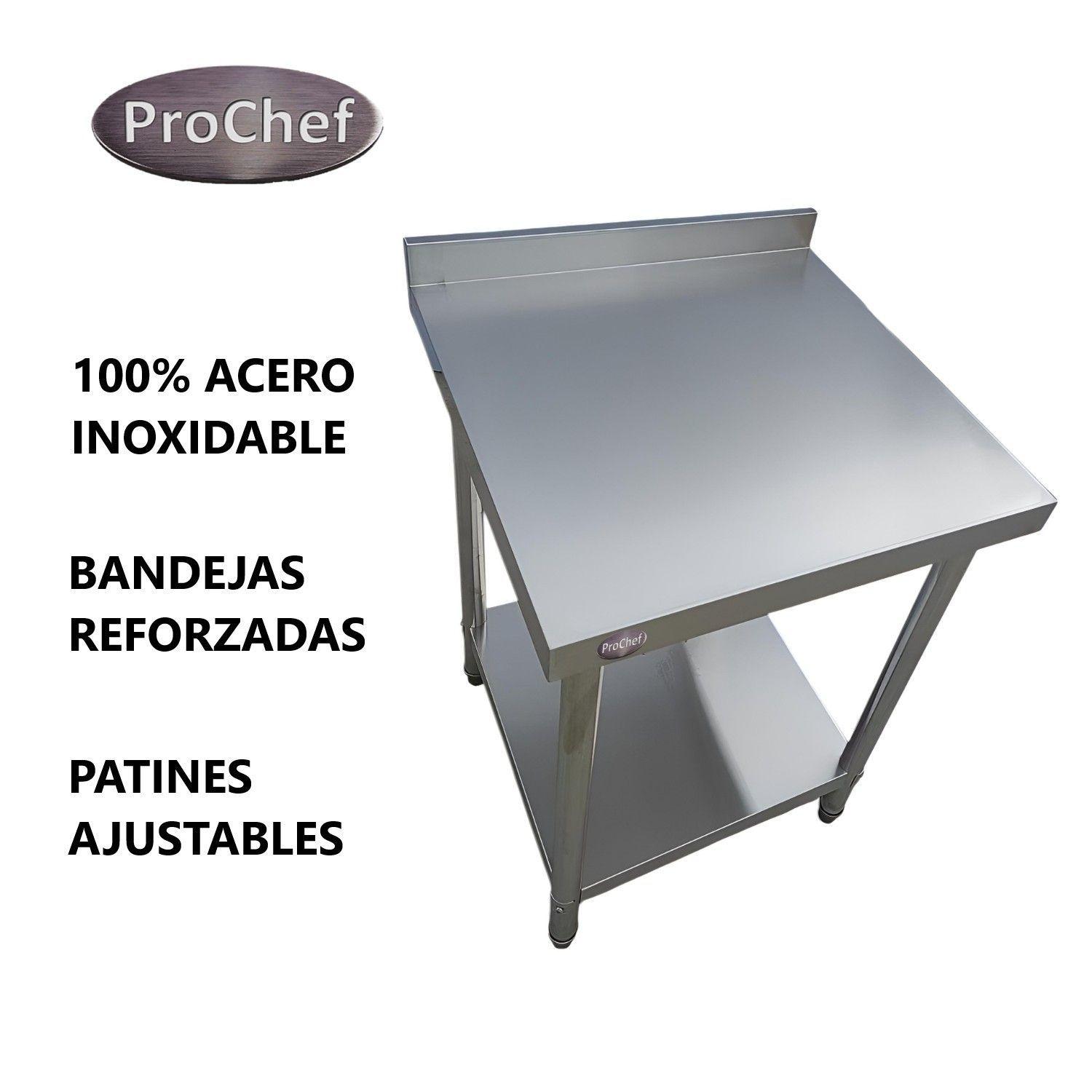 Meson muro 100% inoxidable 60x60x85(+6) cm-2