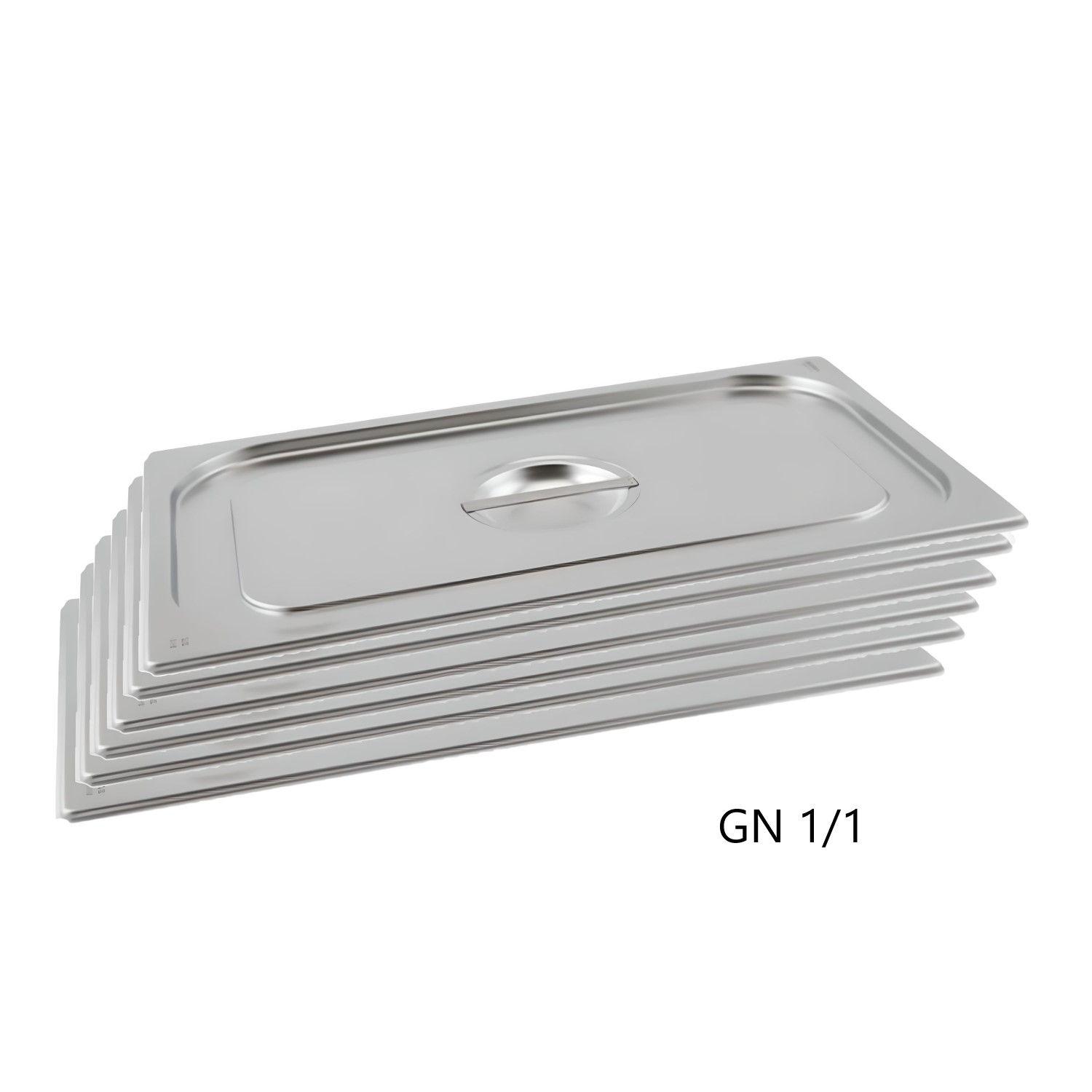 Pack 6 Tapas Gastronómicas para GN 1/1 Acero Inox-2