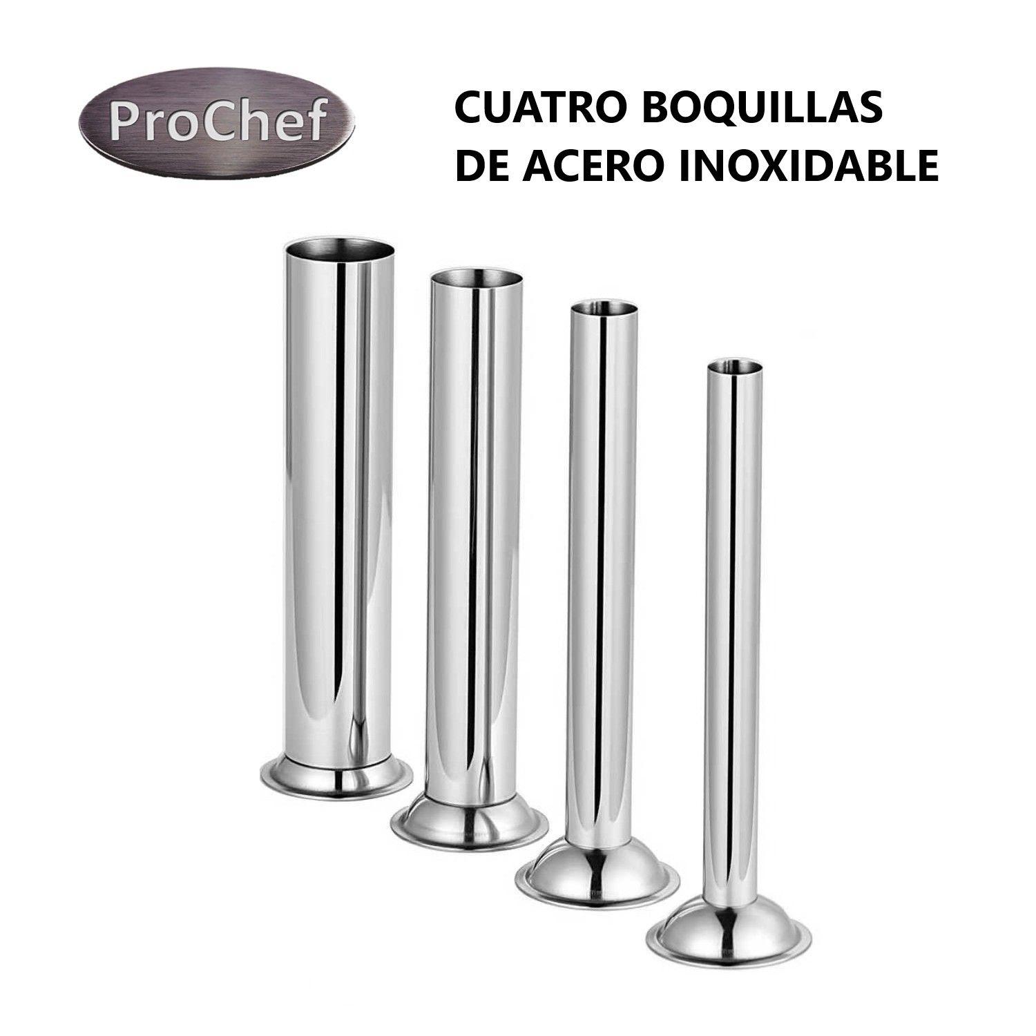 Embutidora Manual Vertical 3 Litros Acero Inox.-3
