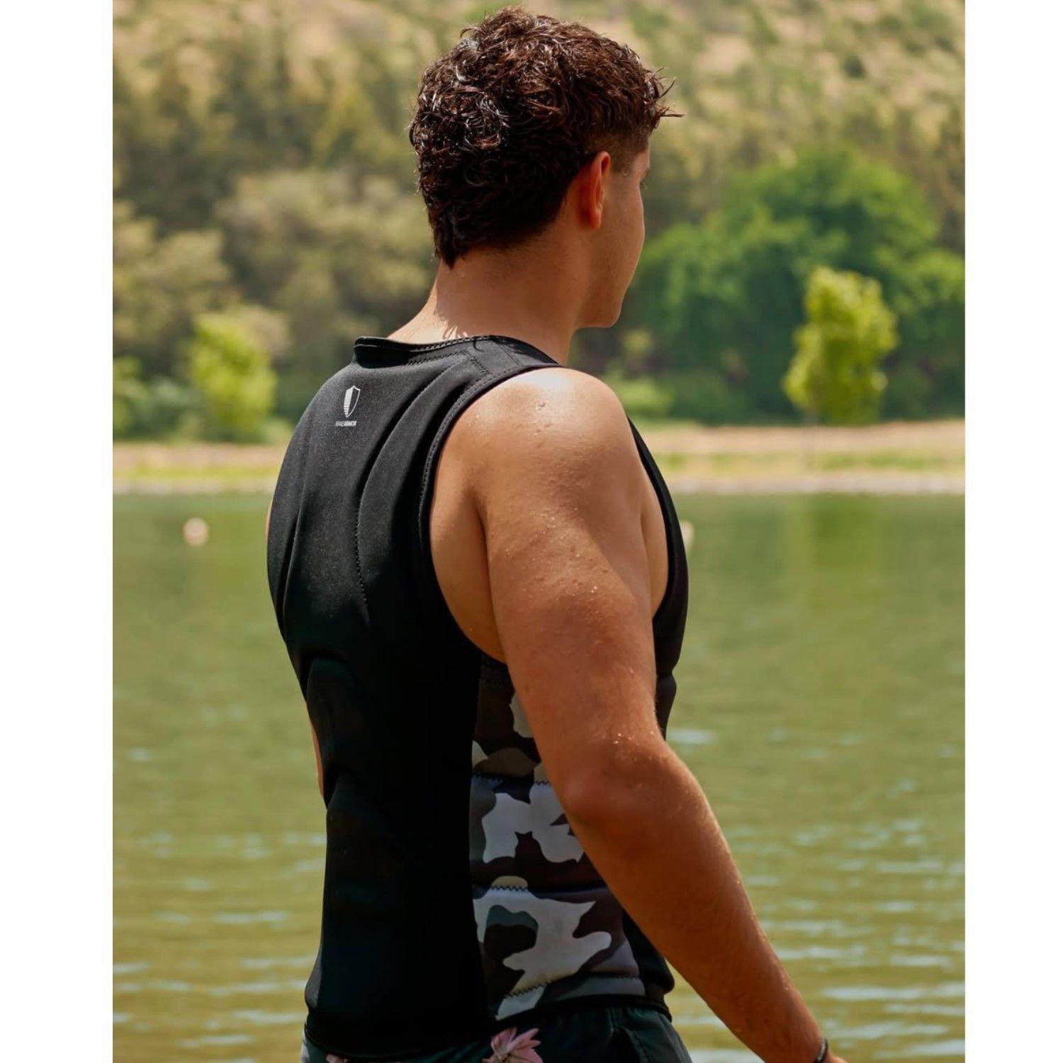 Chaleco de Impacto 2025 Black-Camo Men's XL-2