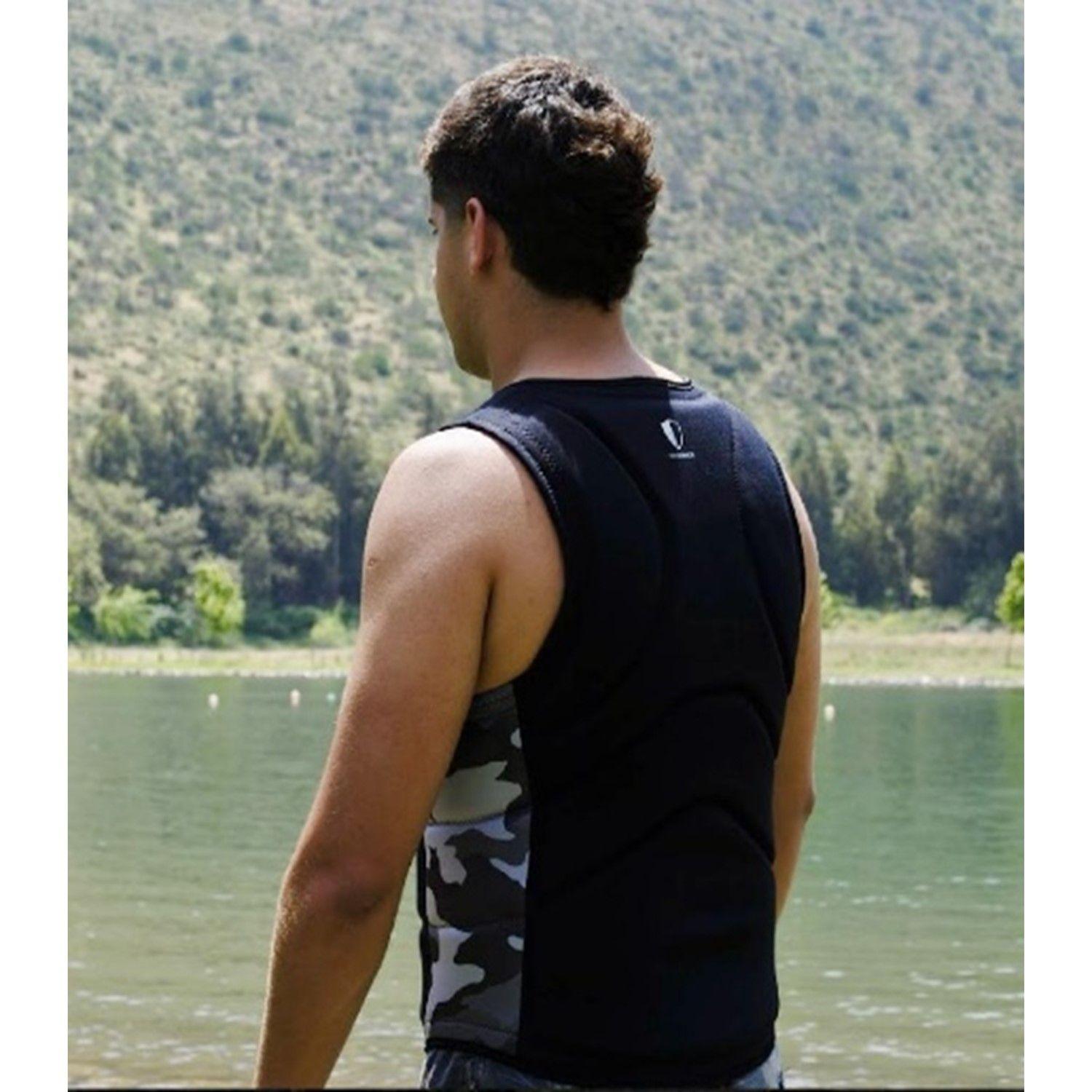 Chaleco de Impacto 2025 Black-Camo Men's XL-5