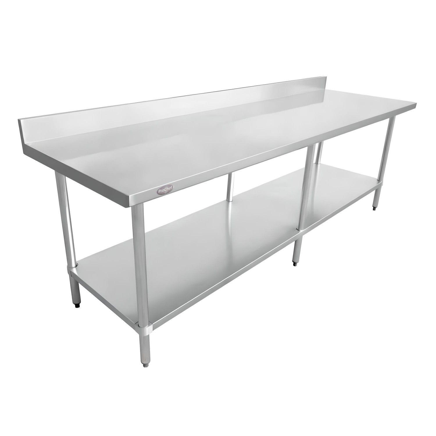 Mesón Muro ECO Acero Inoxidable 100x60x85 cm.-5