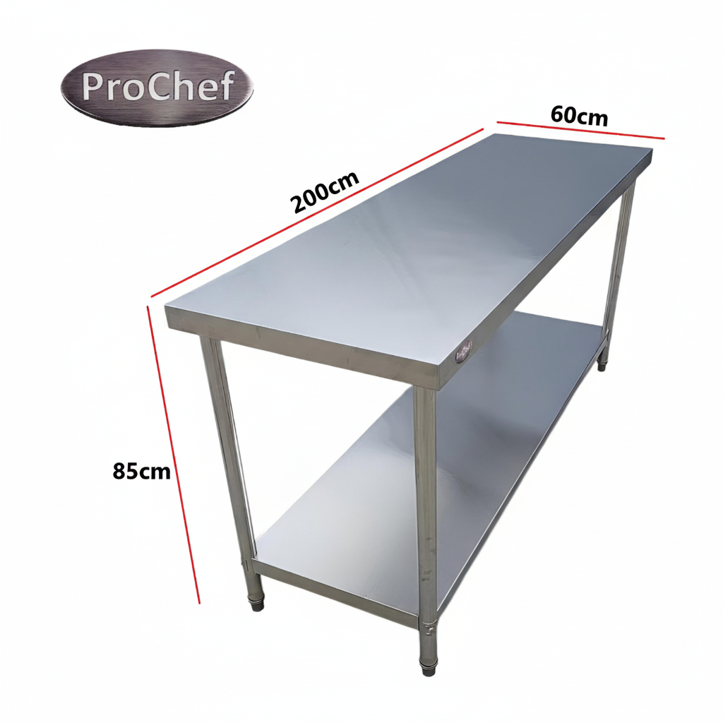 Meson Acero 100% Inoxidable Centro 2000x600x850-4