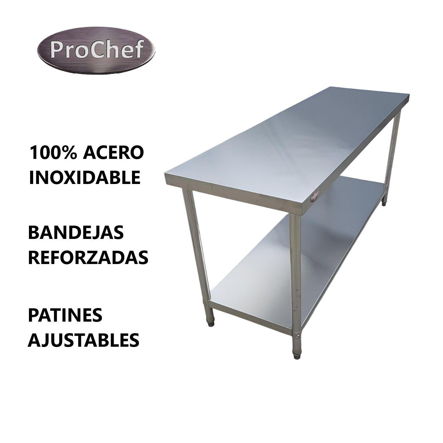 Meson Acero 100% Inoxidable Centro 2000x600x850-2