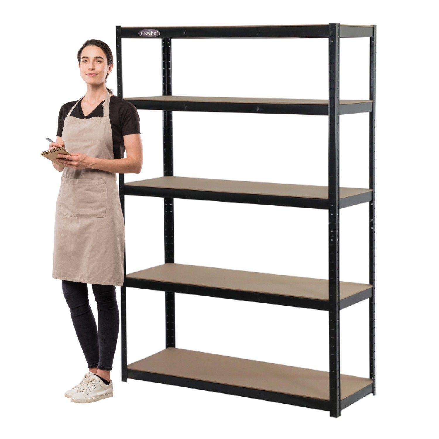 Estante Acero Pintado 120x45x180 cm 5 Band. 1250 Kg-1