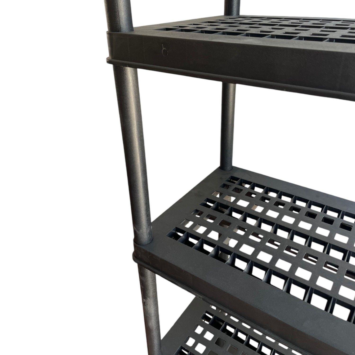 Estante Plástico 91x45x183 cm. 5 Bandejas removibles-8