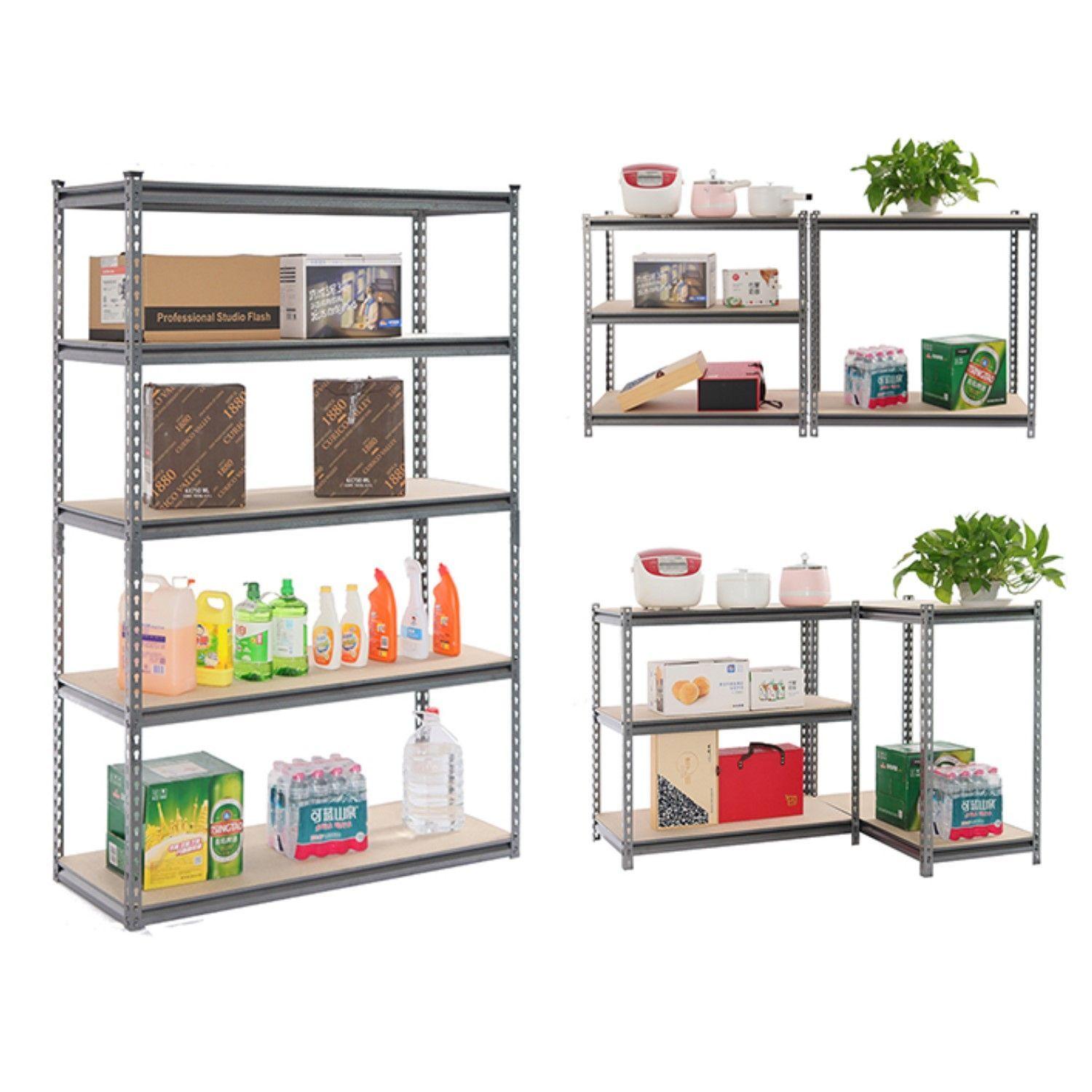 Estante Acero Pintado 120x60x183 cm 5 Band. 905 Kg-3