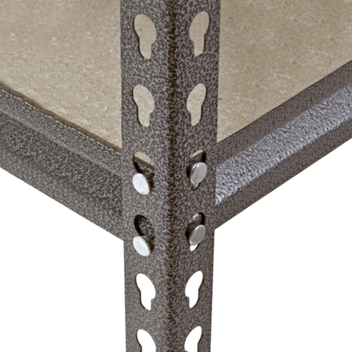 Estante Acero Pintado 120x60x183 cm 5 Band. 905 Kg-4