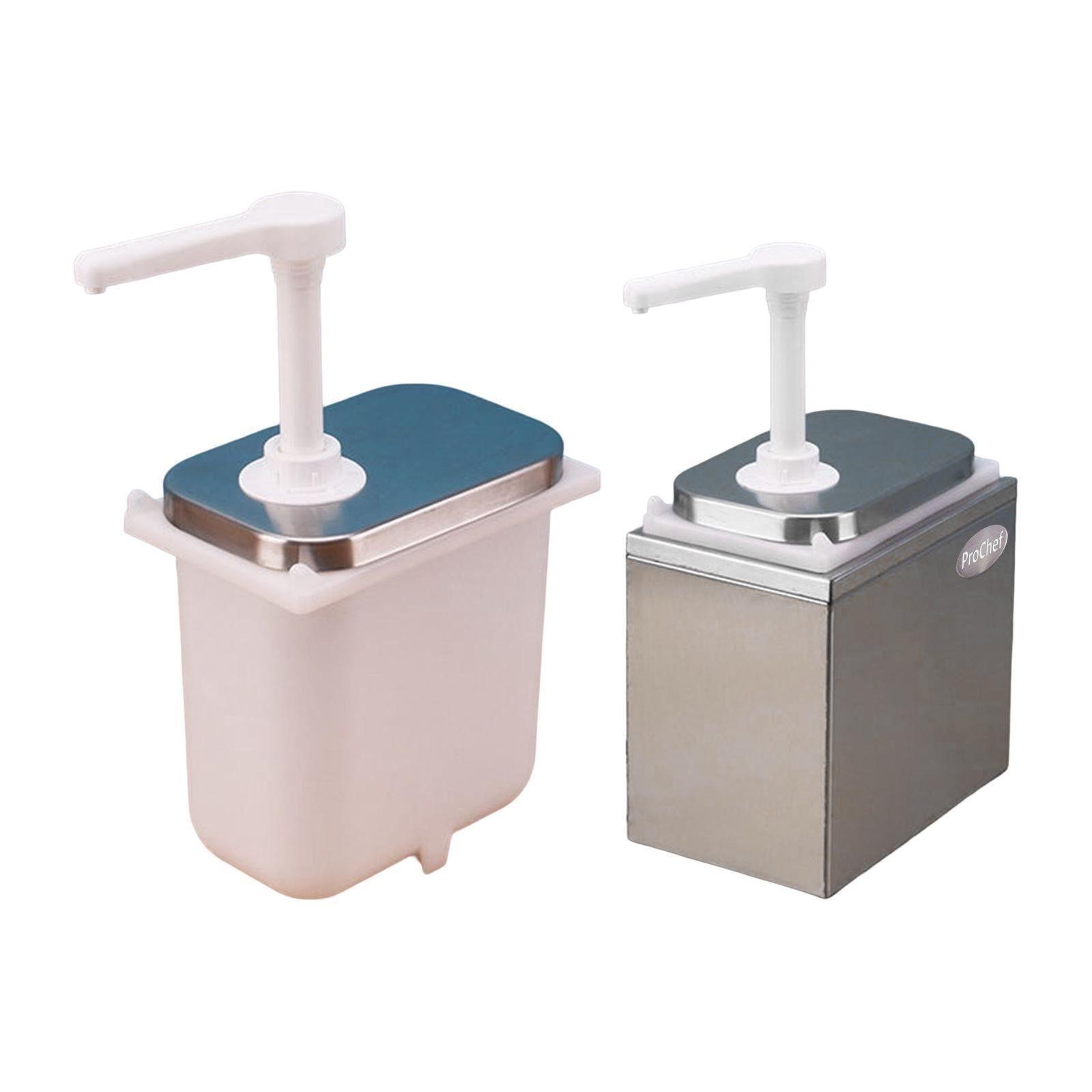 Dispensador de salsa 1x2 Lt. Acero Inoxidable-3