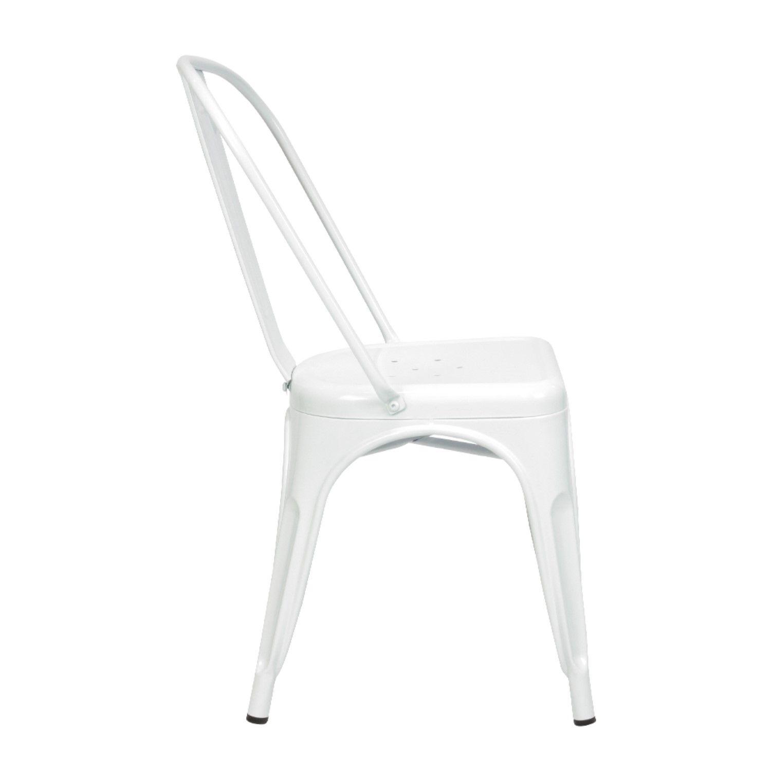 Silla Tolix Blanco Brillante 1 Unidad-2