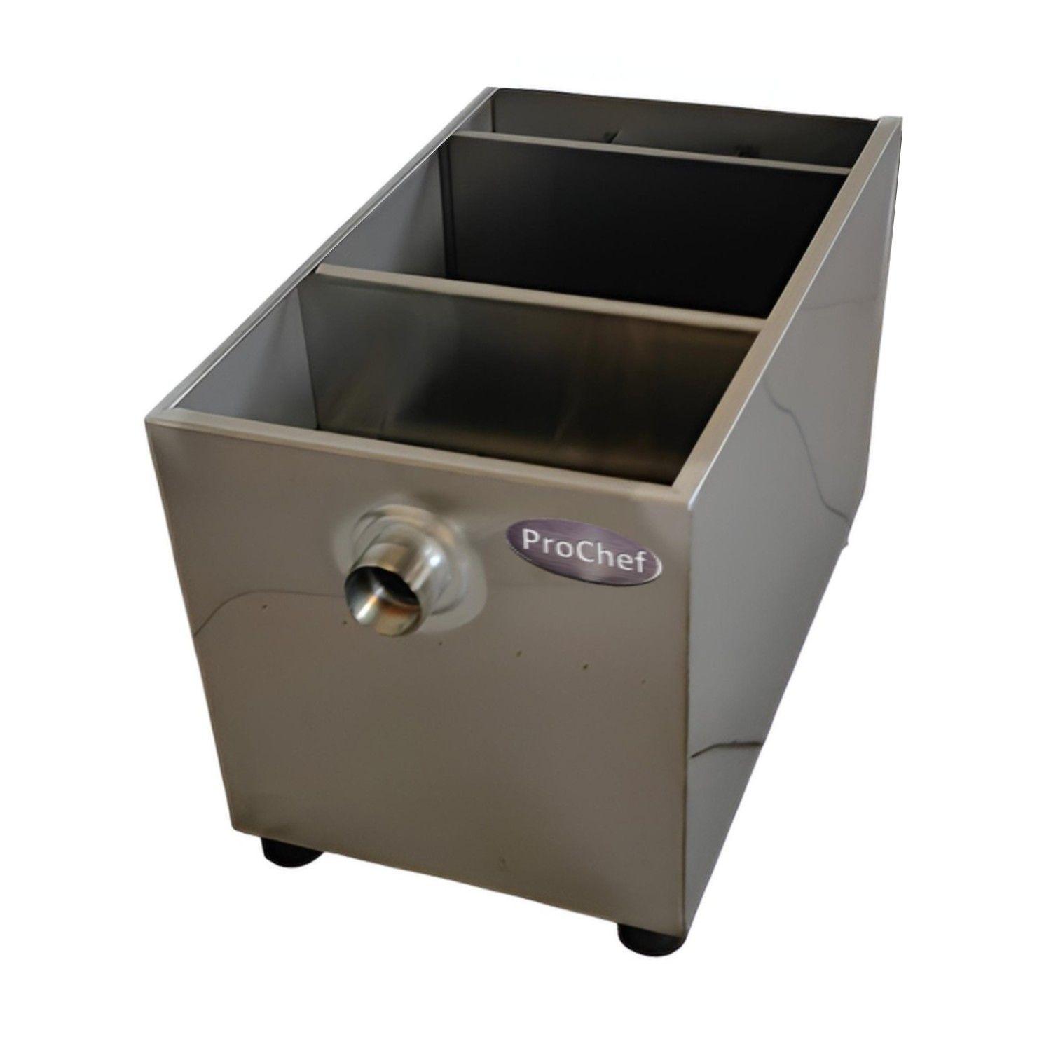 Cámara Desgrasadora 31 Lt. 50x25x25 cm. Acero Inoxidable-2