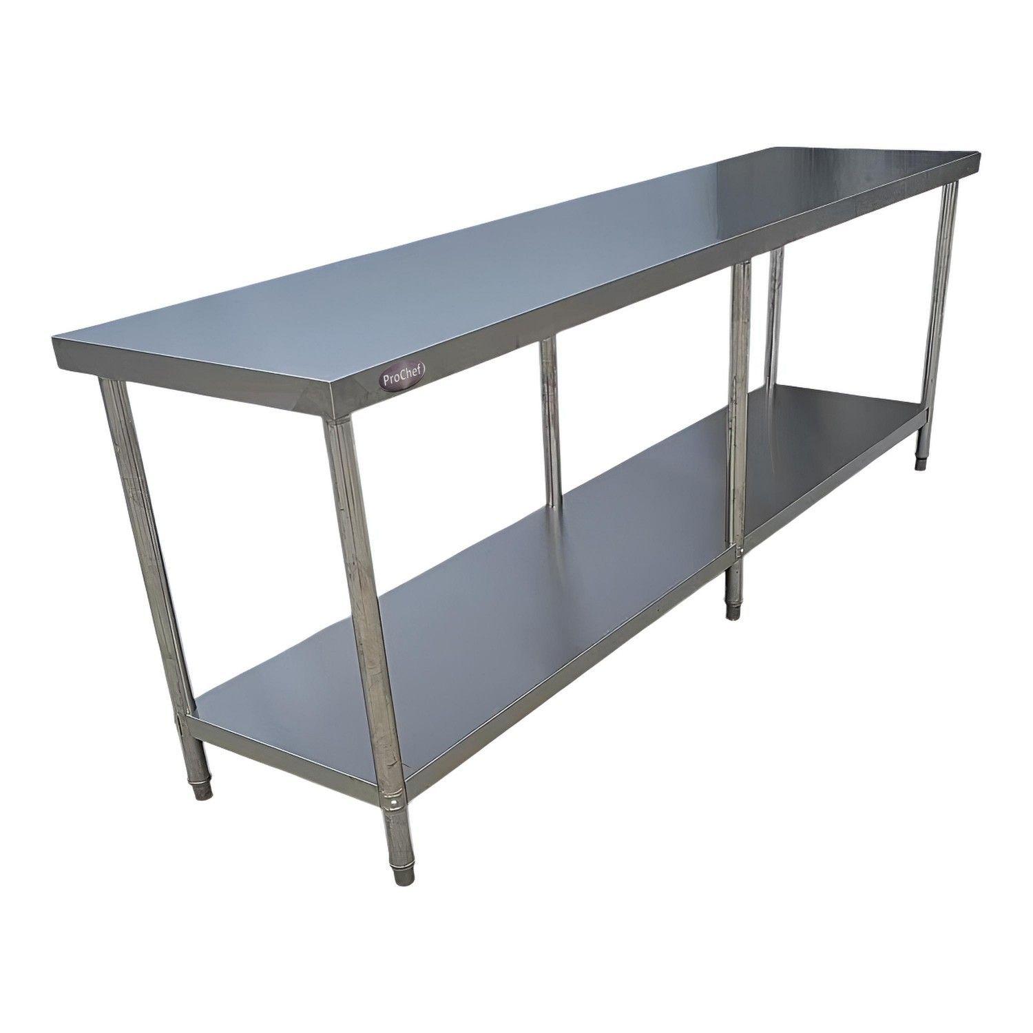 Meson Centro 100% Inoxidable 240x60x85 cm-0