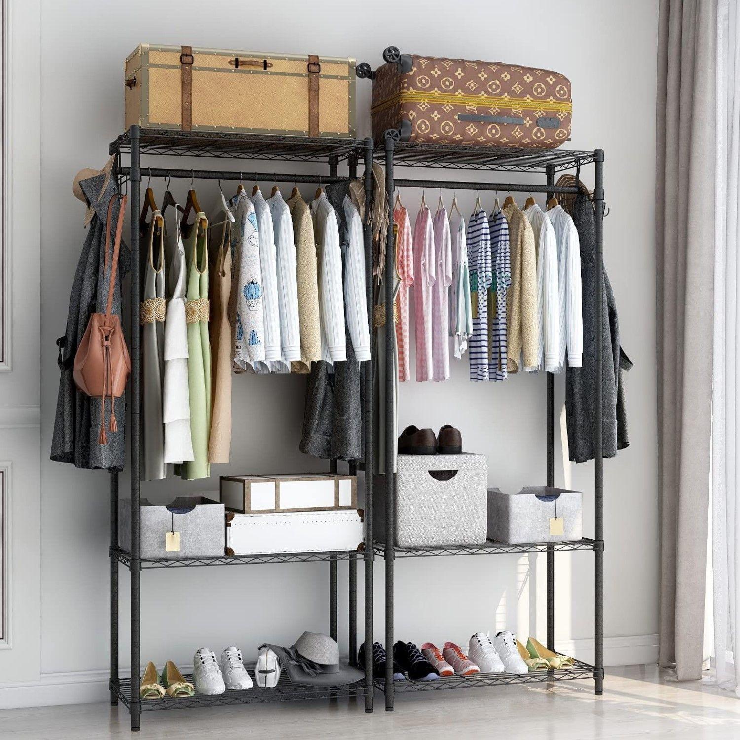 Closet abierto 90x45x180 cm Acero Pintado Cubierta PVC-5