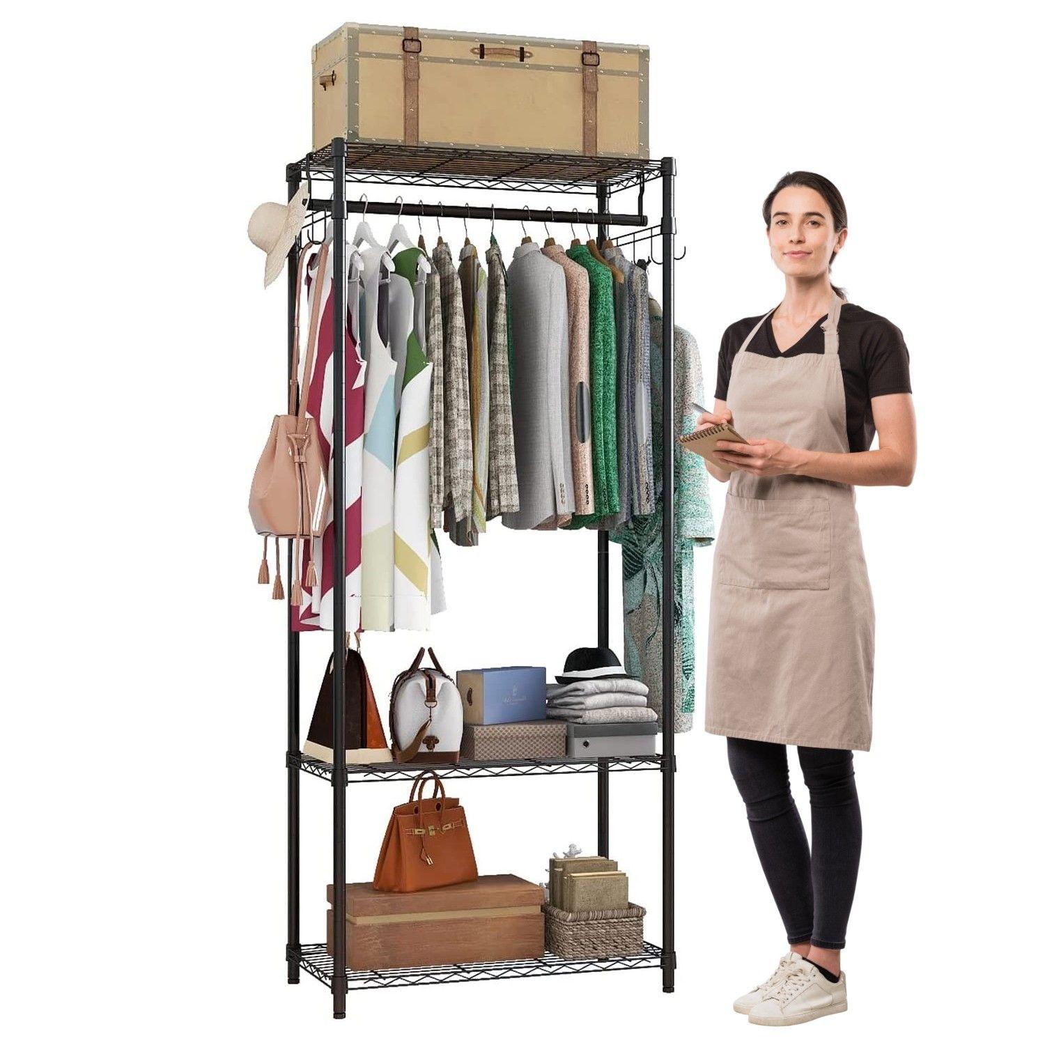 Closet abierto 90x45x180 cm Acero Pintado Cubierta PVC-0