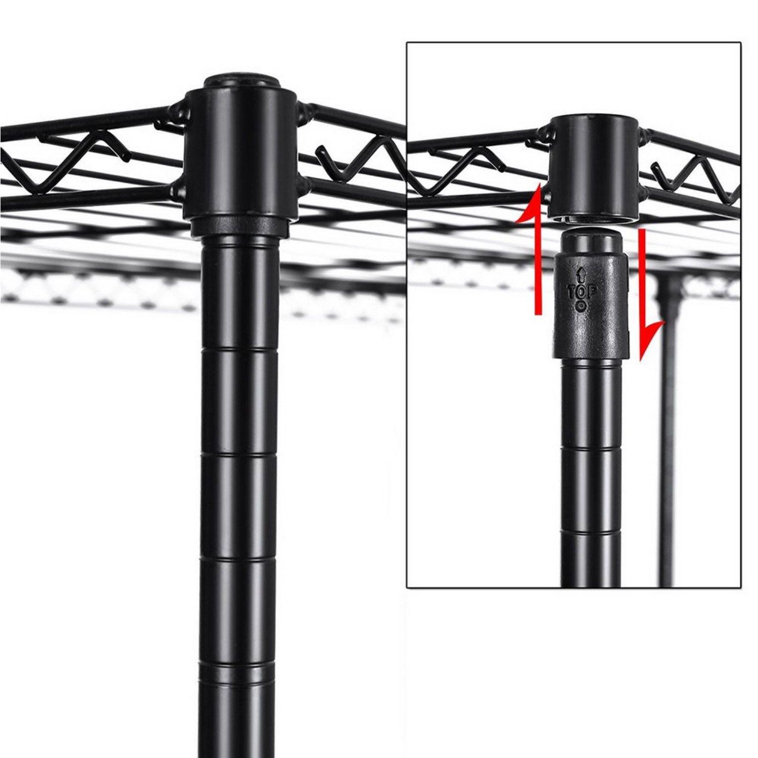 Closet abierto 90x45x180 cm Acero Pintado Cubierta PVC-2