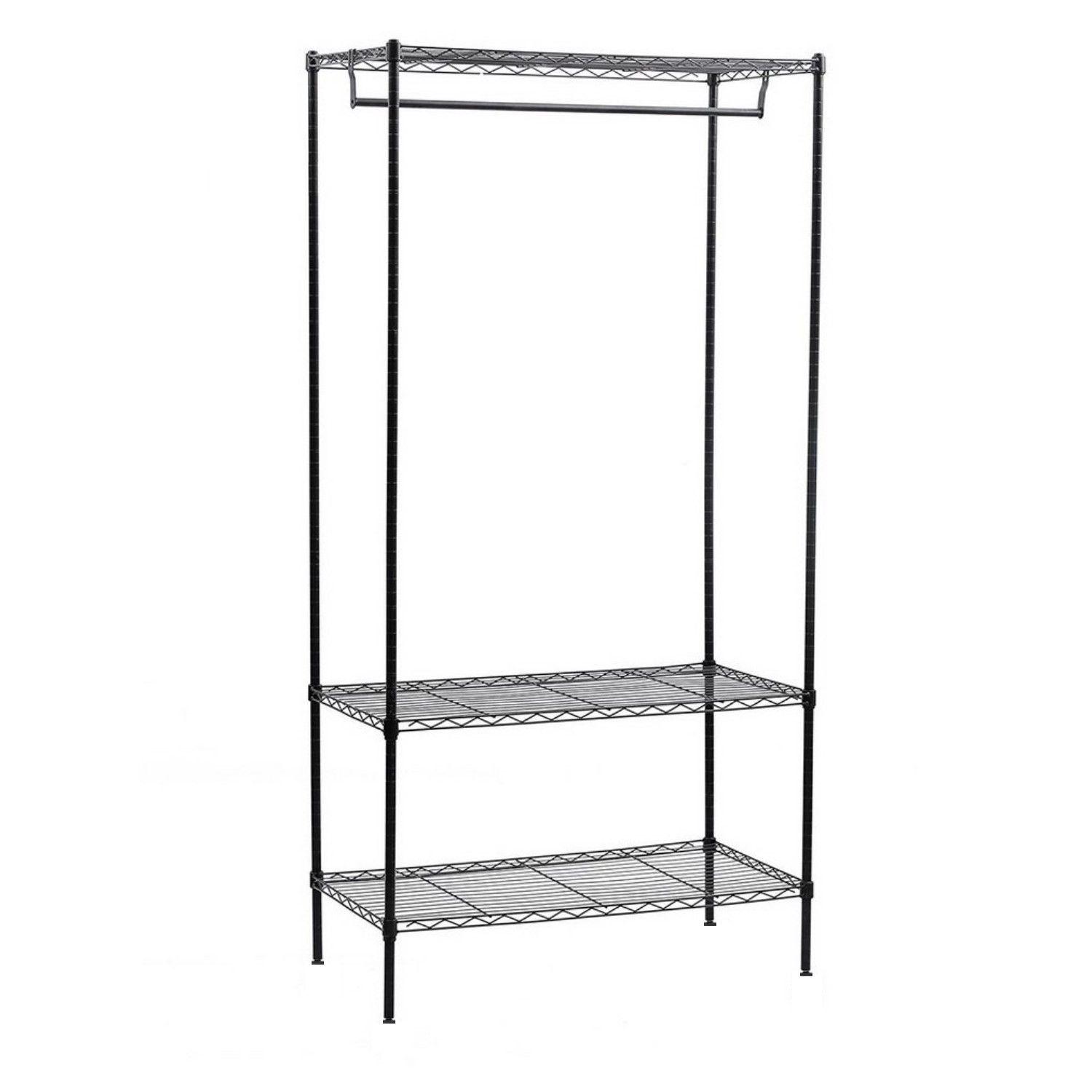 Closet abierto 90x45x180 cm Acero Pintado Cubierta PVC-0