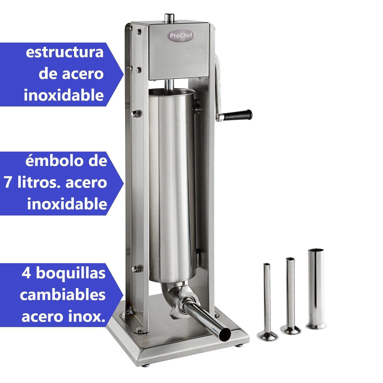Embutidora Vertical 7 Litros ProChef Línea Manual-2