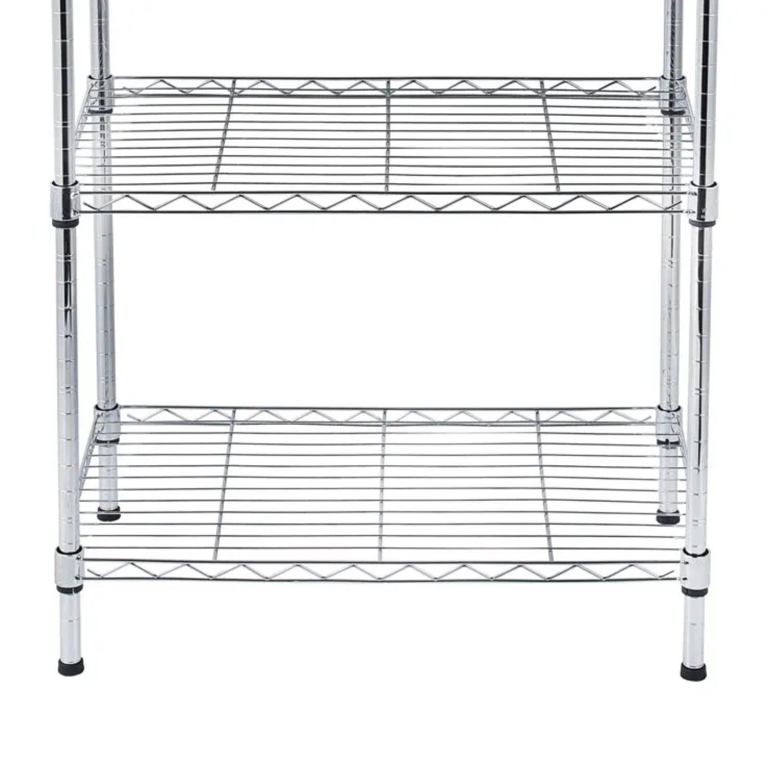 Estante 60x35x150 cm. Acero Cromado ProChef. Capacidad 200 kg.-4