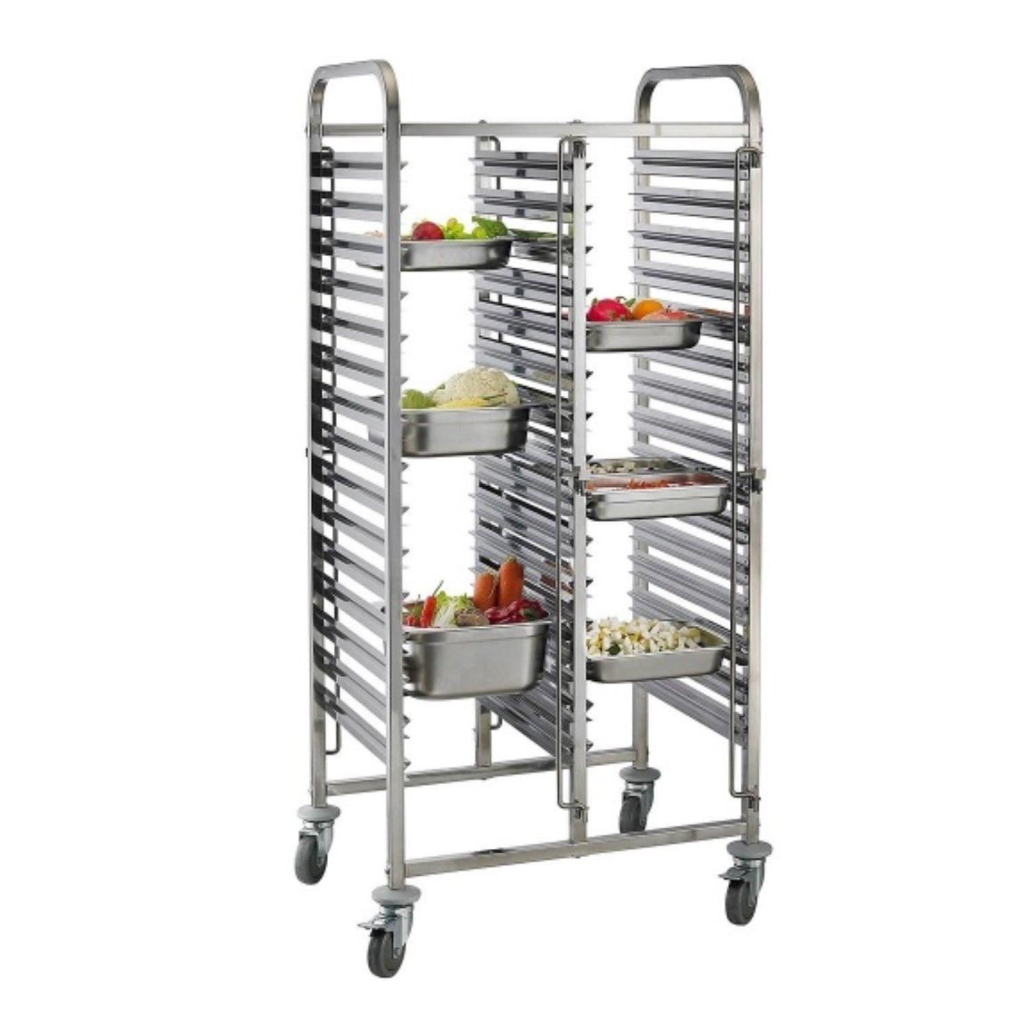 Carro Bandejero 32 Bandejas GN 1/1. Acero Inox.-3