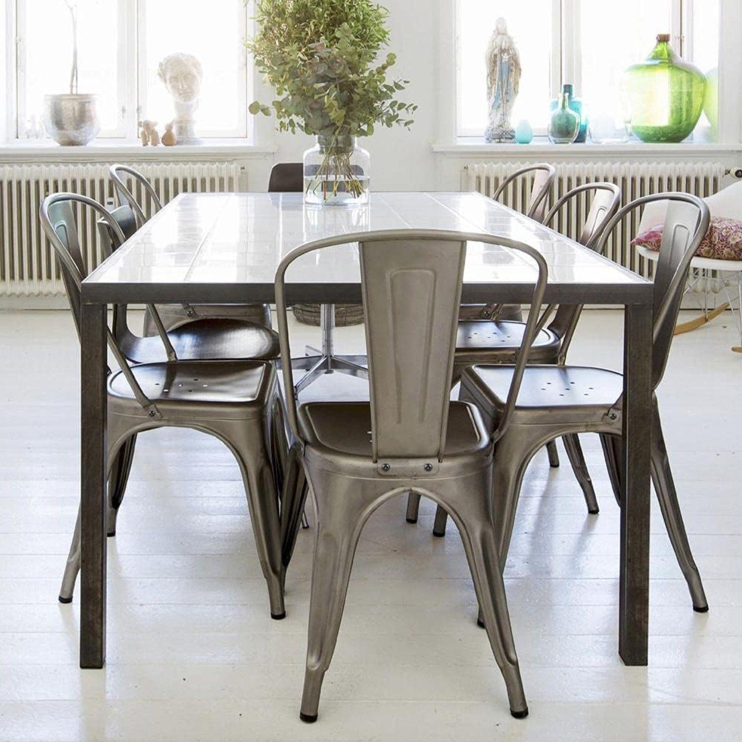 Pack 2 Unidades Silla Tolix Gris Gunmetal-3