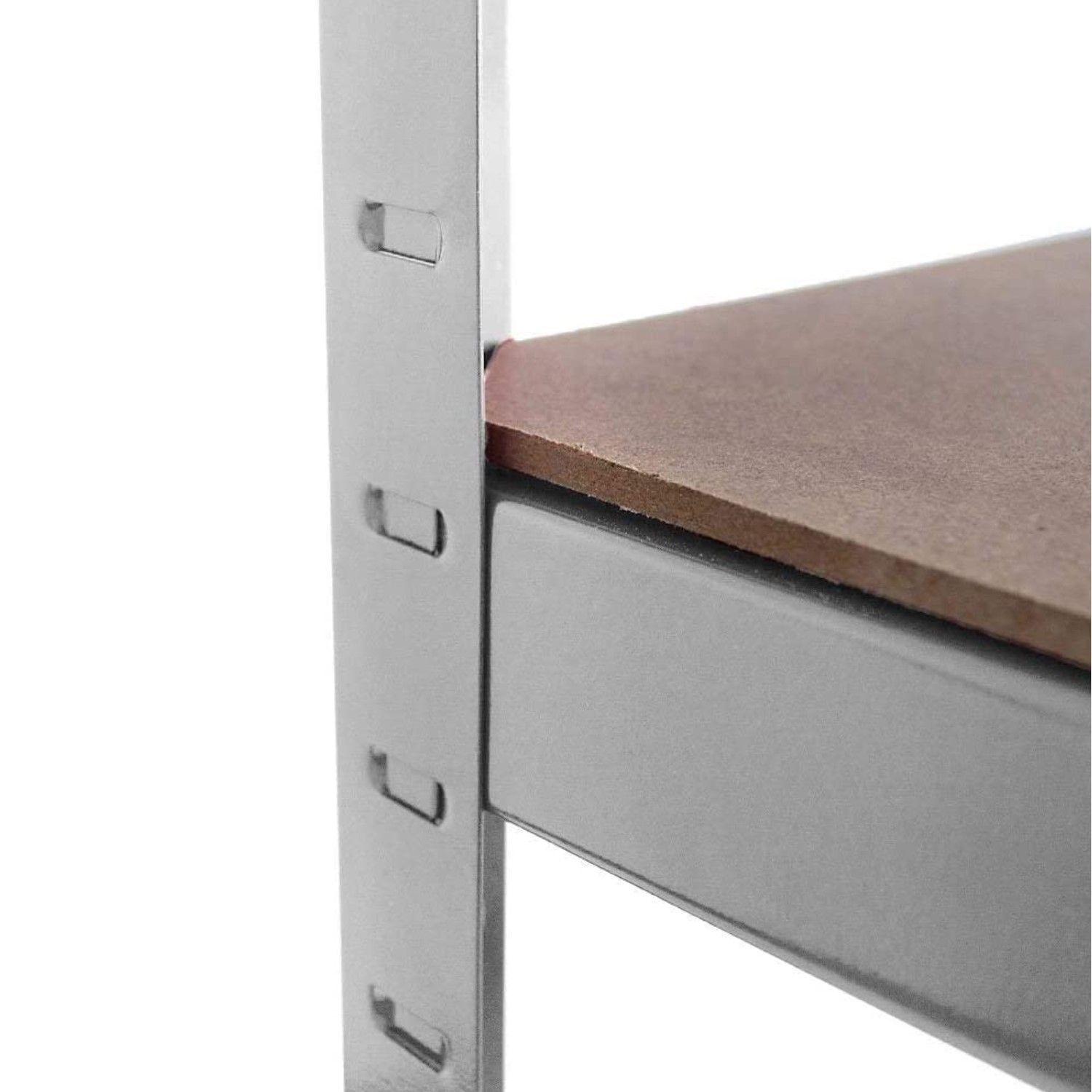 Estante Acero Galvanizado 70x30x150 cm. Cap 875 Kg-5