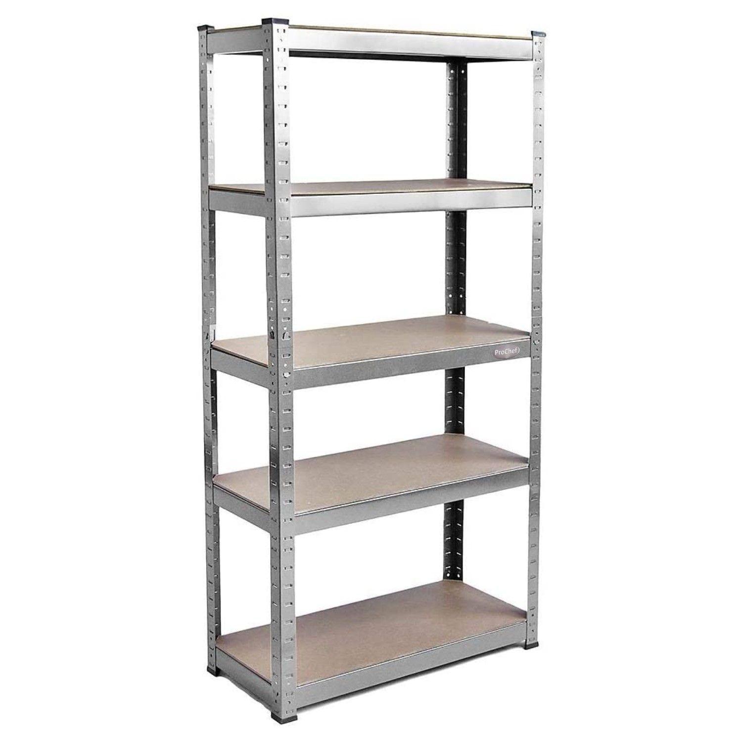 Estante Acero Galvanizado 70x30x150 cm. Cap 875 Kg-0