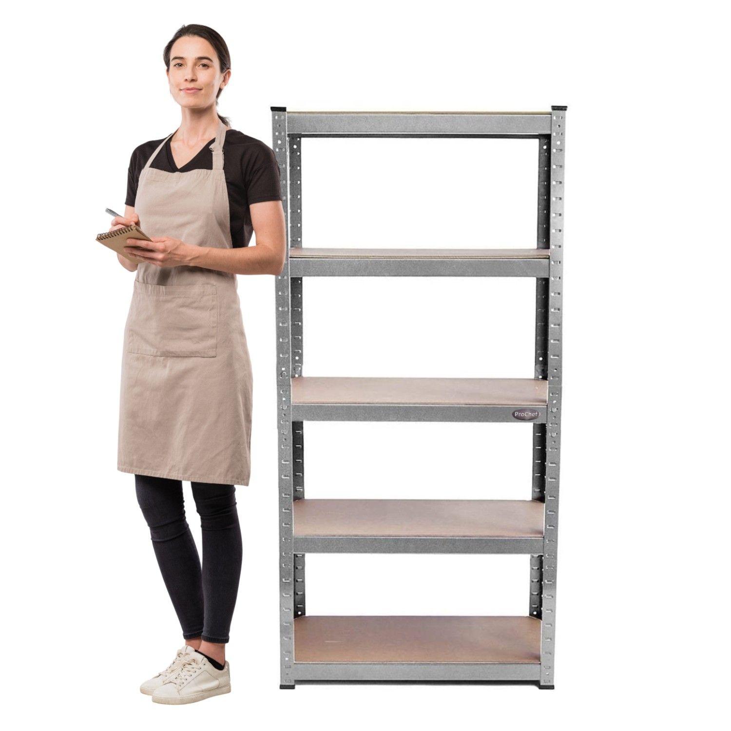 Estante Acero Galvanizado 70x30x150 cm. Cap 875 Kg-1