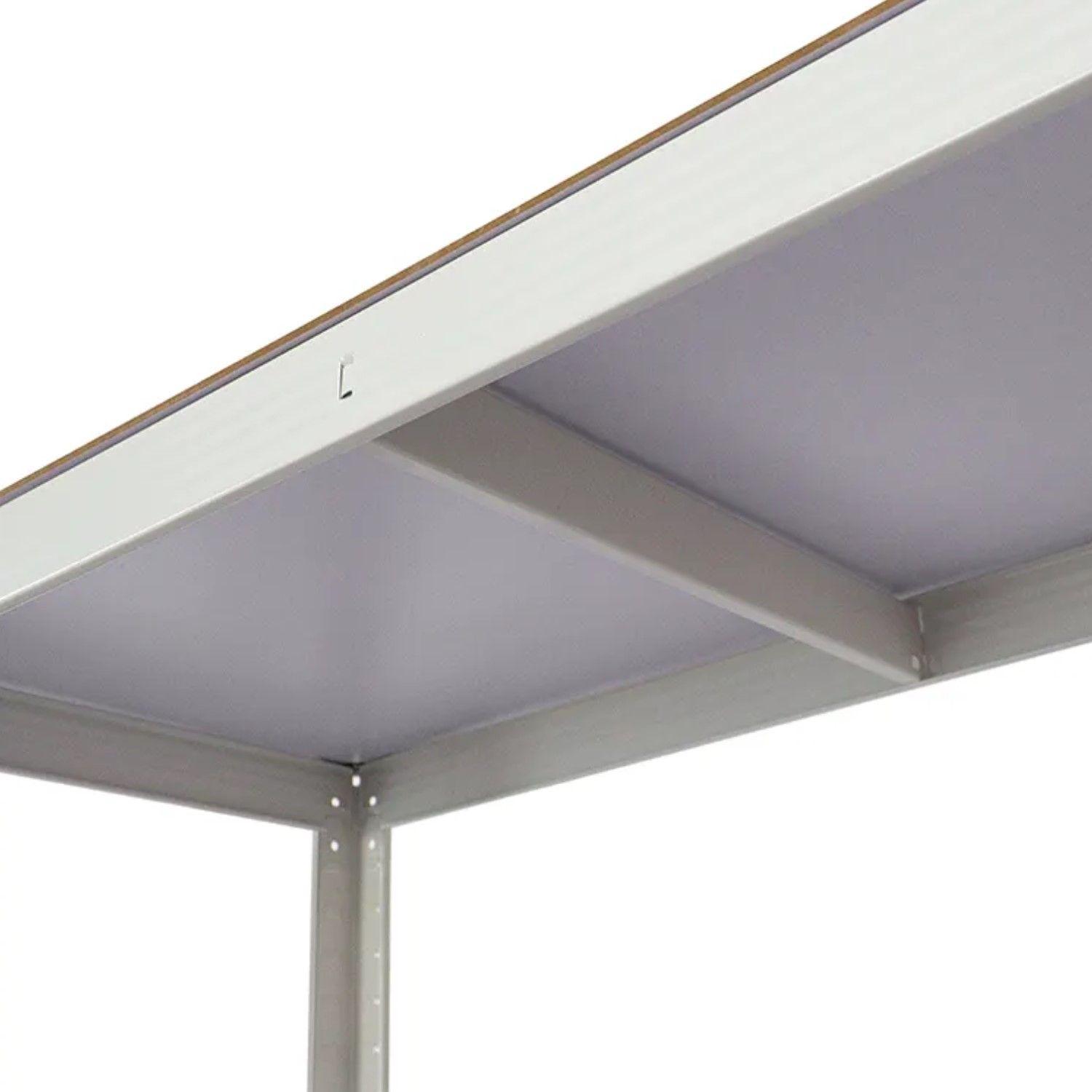 Estante Acero Pintado 90x40x180 cm 5 Band. 875 Kg Blanco-3