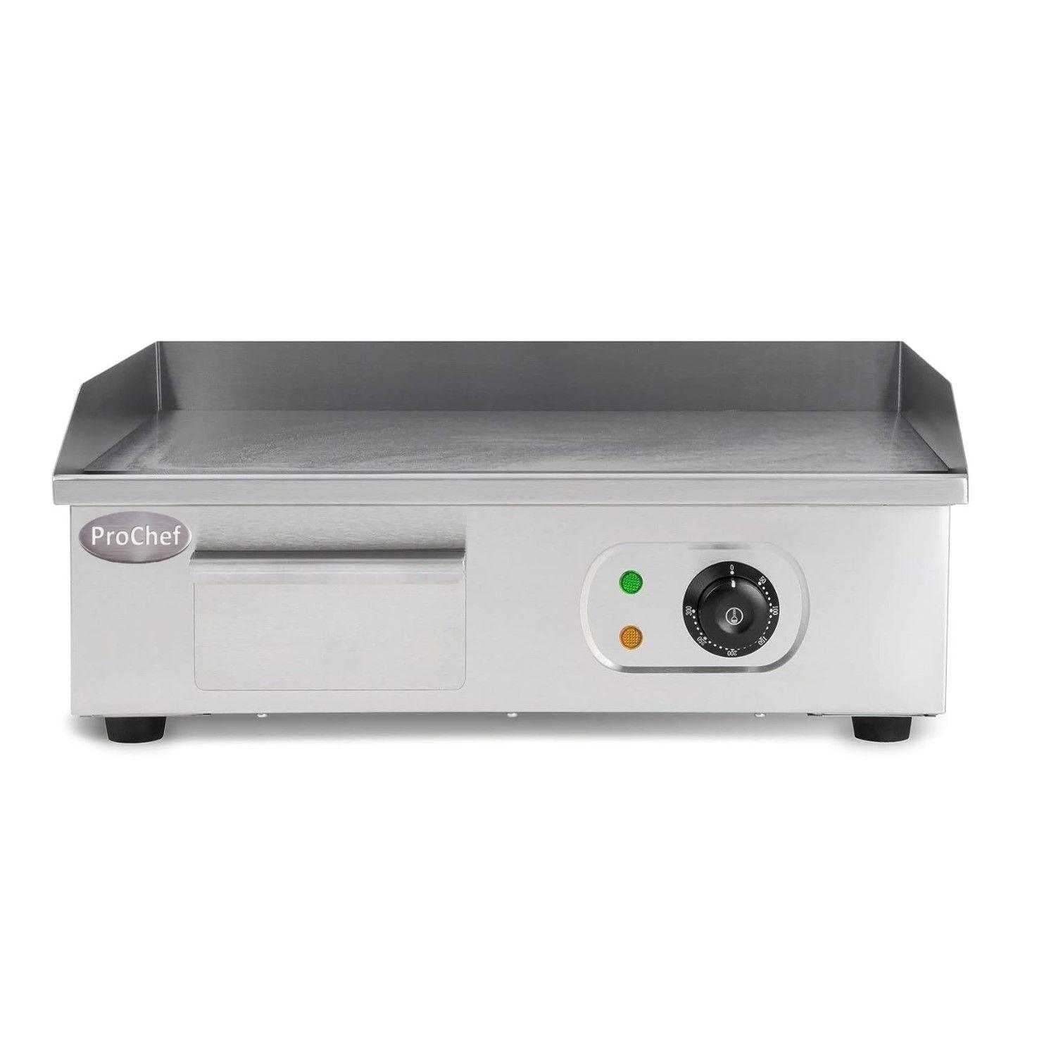 Plancha Churrasquera Eléctrica 55 x 35 cm. Ac Inox-1