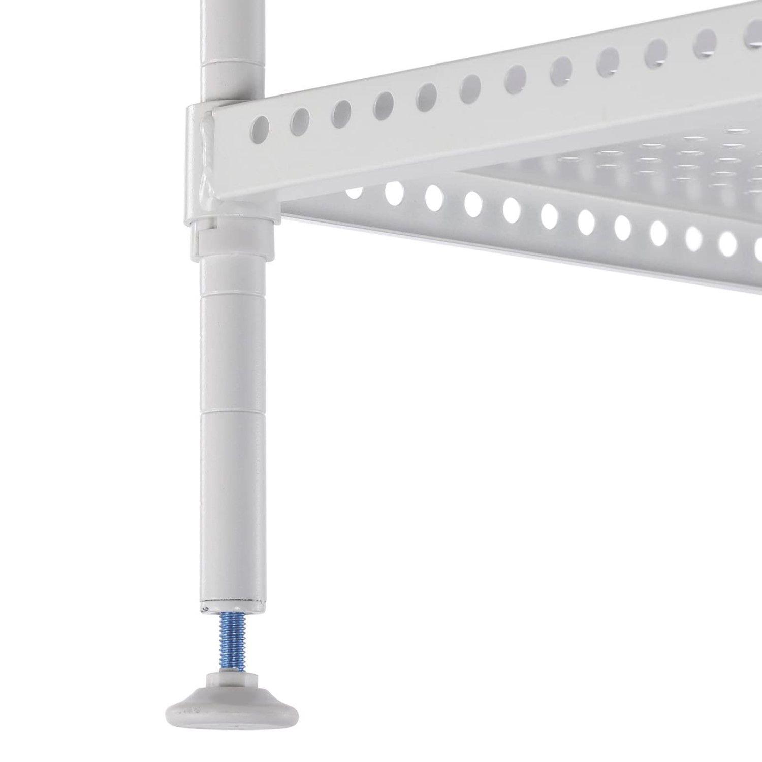 Estante Acero Perforado 4 Bandejas. 60x30x90 cm. Cap. 200 kg-2
