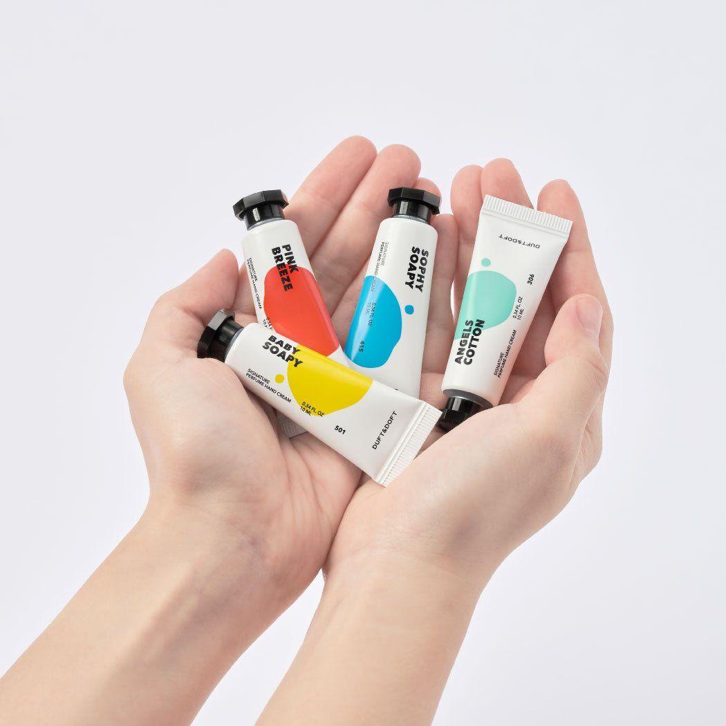 Set de 4 miniaturas de cremas de mano perfumadas-1