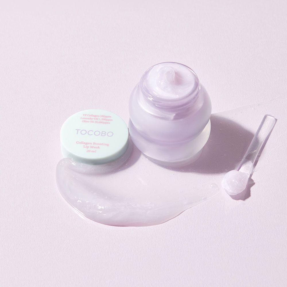 Mascarilla hidratante Tocobo para labios con colágeno vegano-2