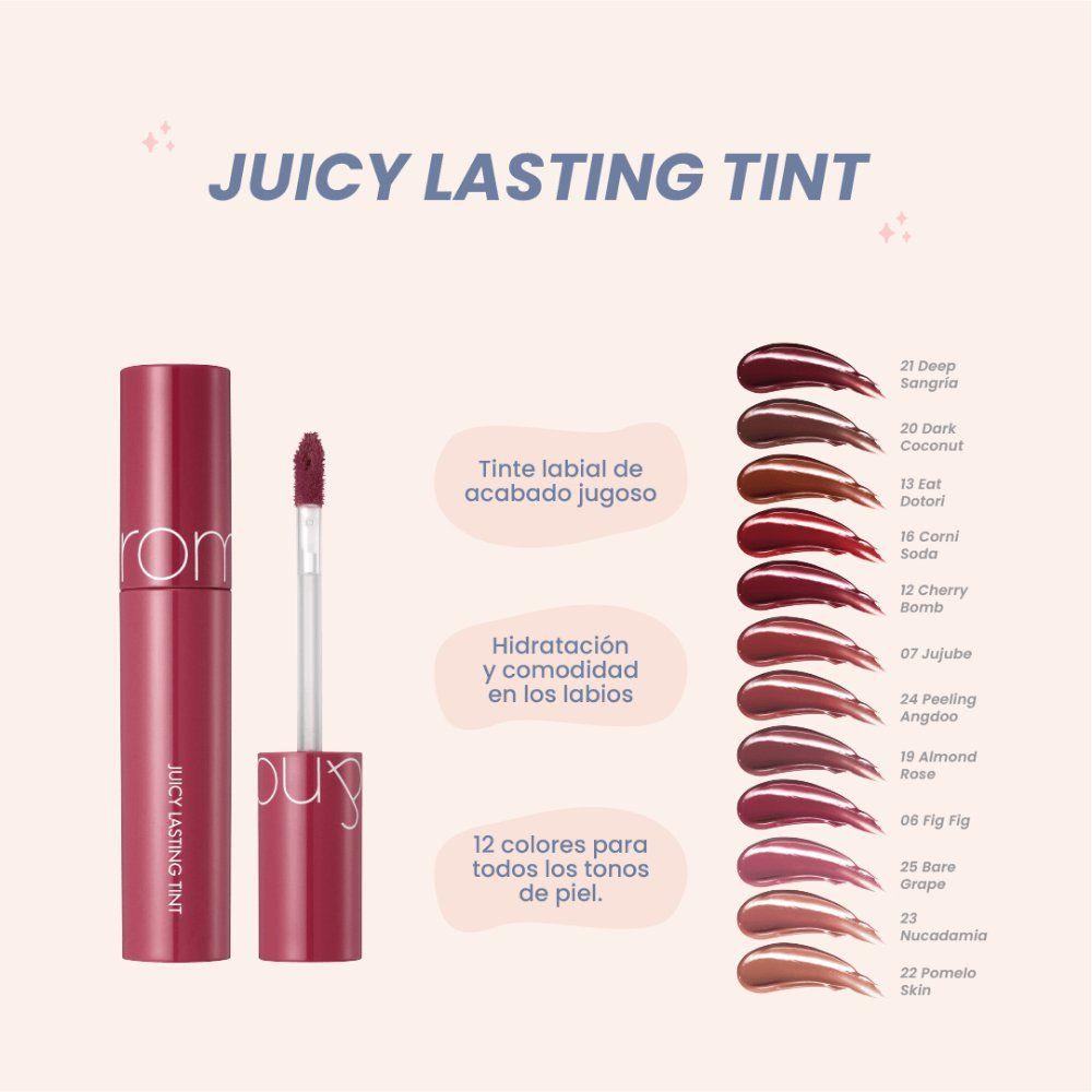 Tinte Labial Juicy Lasting Tint Deep Sangria 21 Romand-1