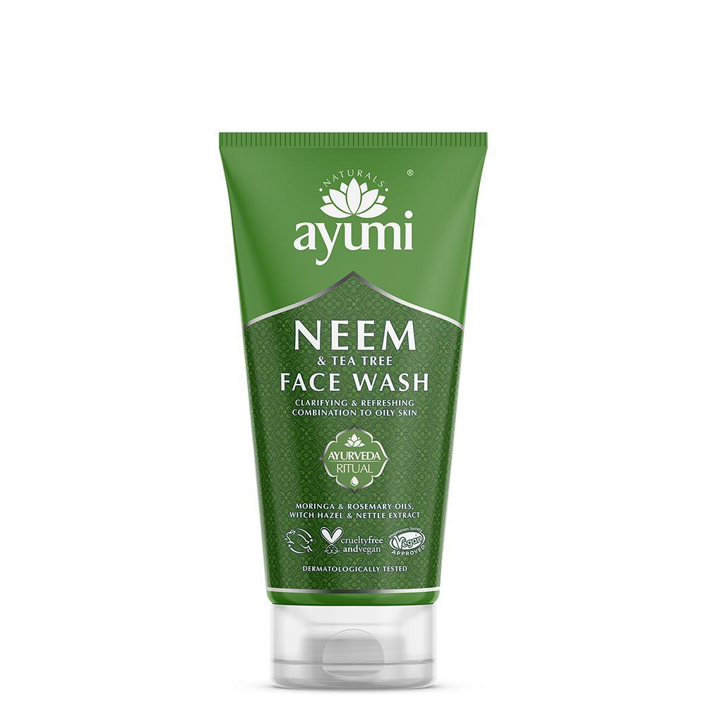 Limpiador facial con árbol de té y neem ayurveda-0