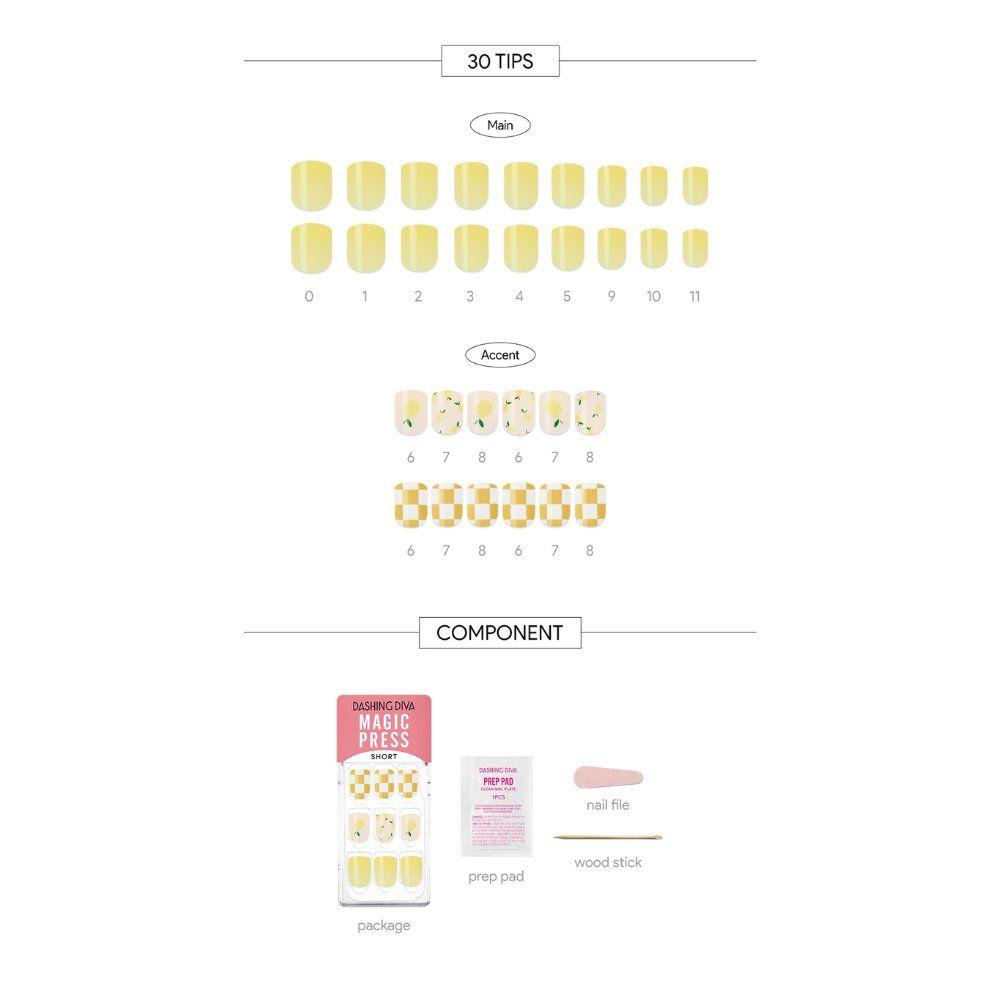Uñas Magic Gel Press Manicure: MDR1225SS-2