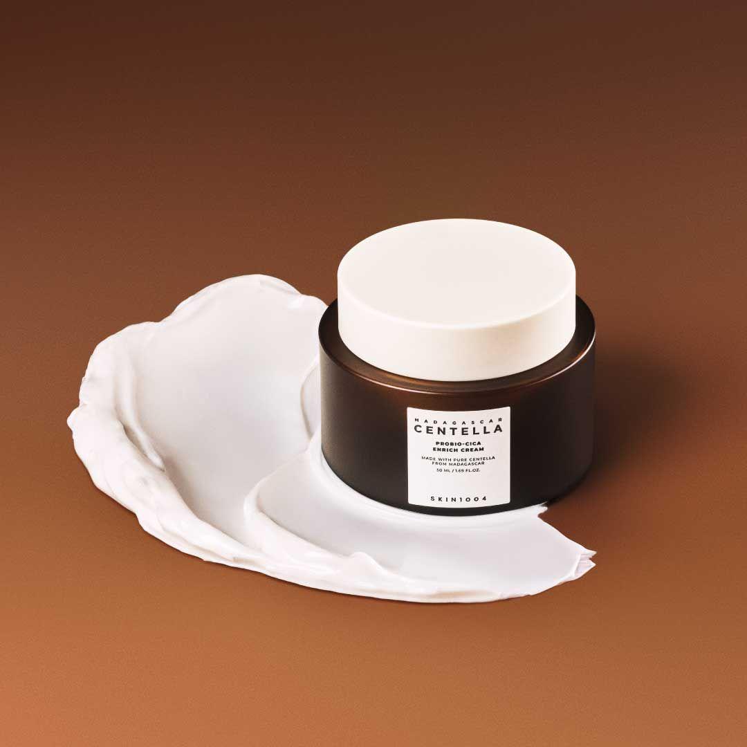 Crema enriquecida probióticos y centella asiática Skin1004-2