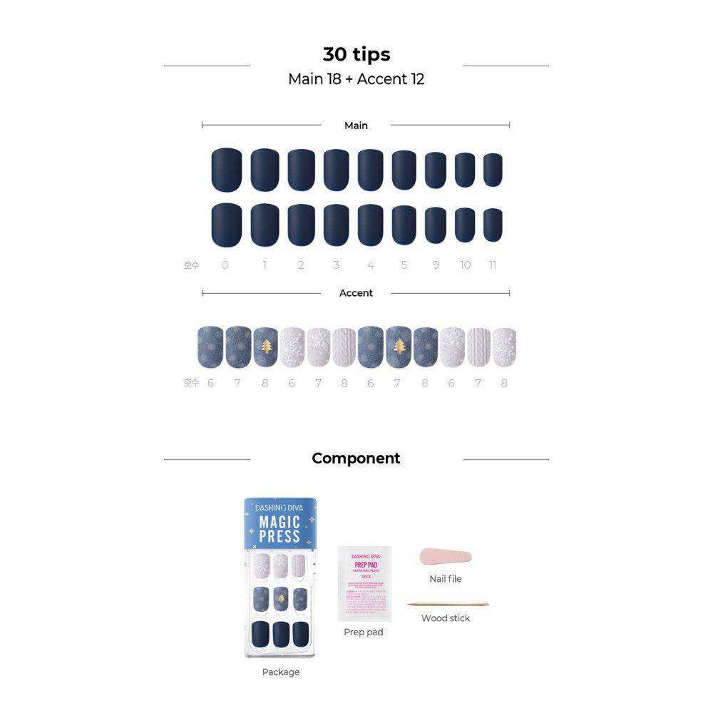 Uñas Magic Gel Press Manicure: MDR841-2