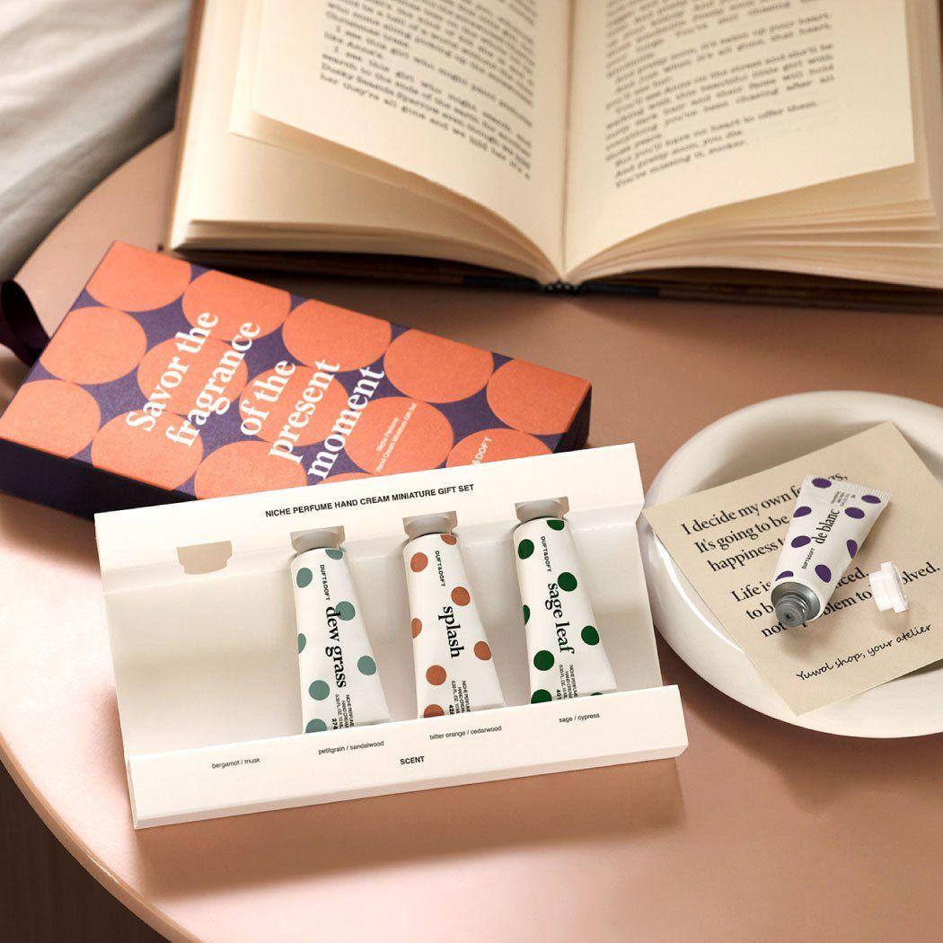 Set de 4 miniaturas de cremas de mano perfumadas-2