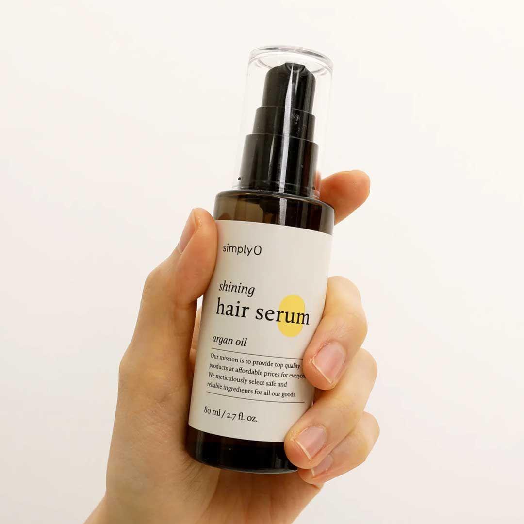 Sérum capilar SimplyO con aceite argán para aportar brillo-4