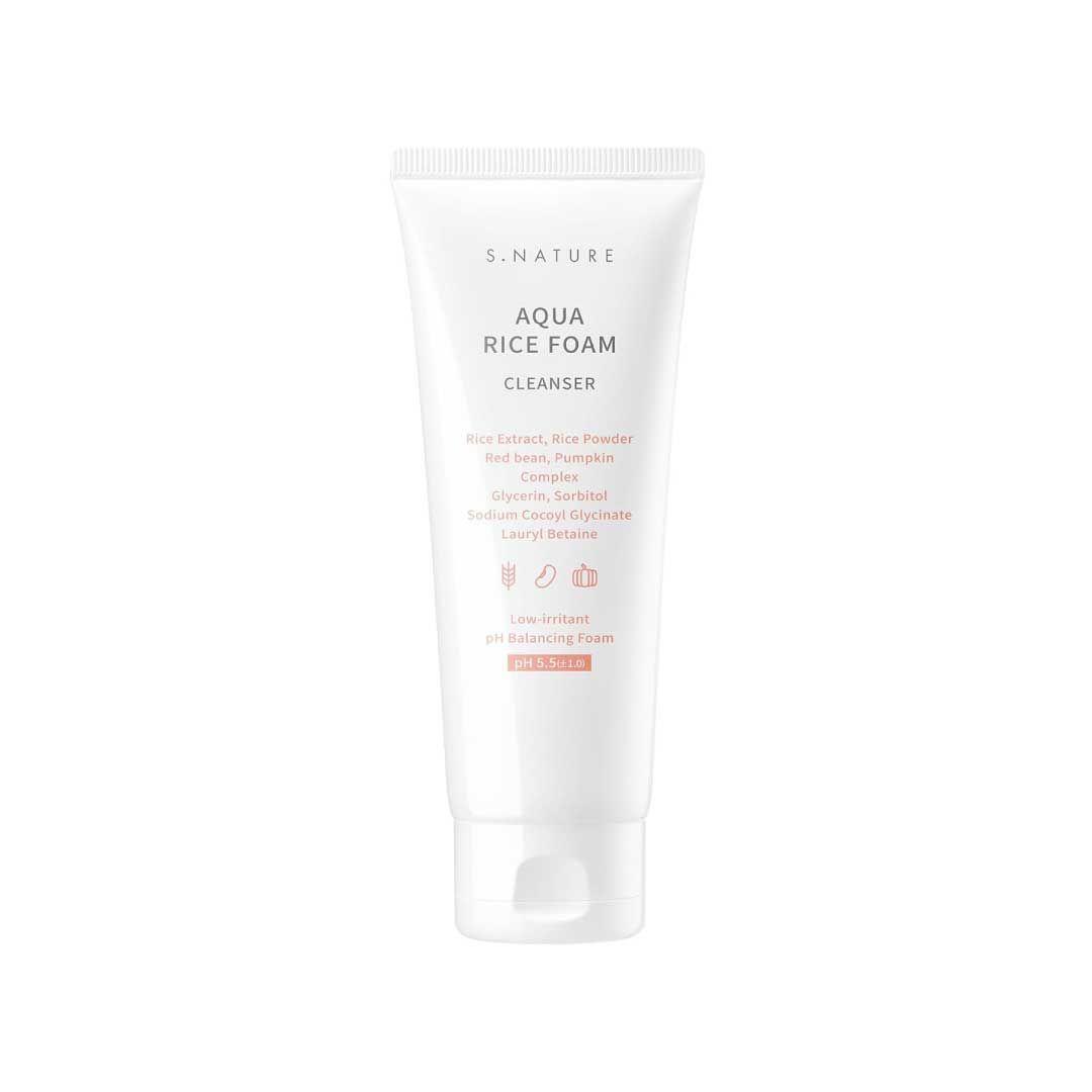 Limpiador acuoso S.Nature hidratante de arroz tamaño 80 ml-0