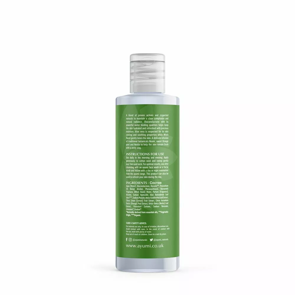 Tónico facial con hamamelis y neem ayurveda-2