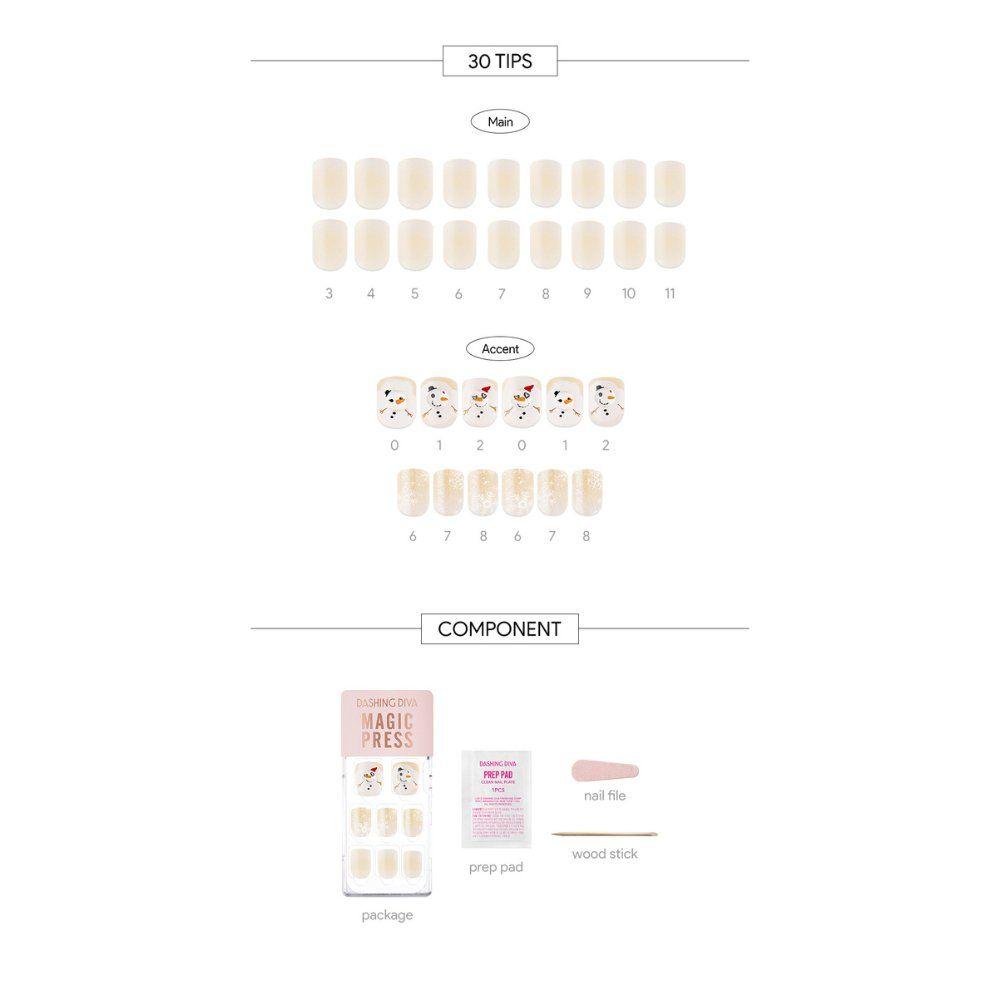 Uñas Magic Gel Press Manicure: MDR1131-2