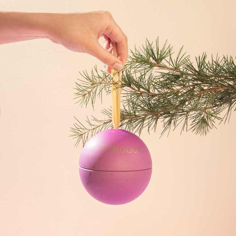 ESFERA CENTELLA MORADA NAVIDAD-1