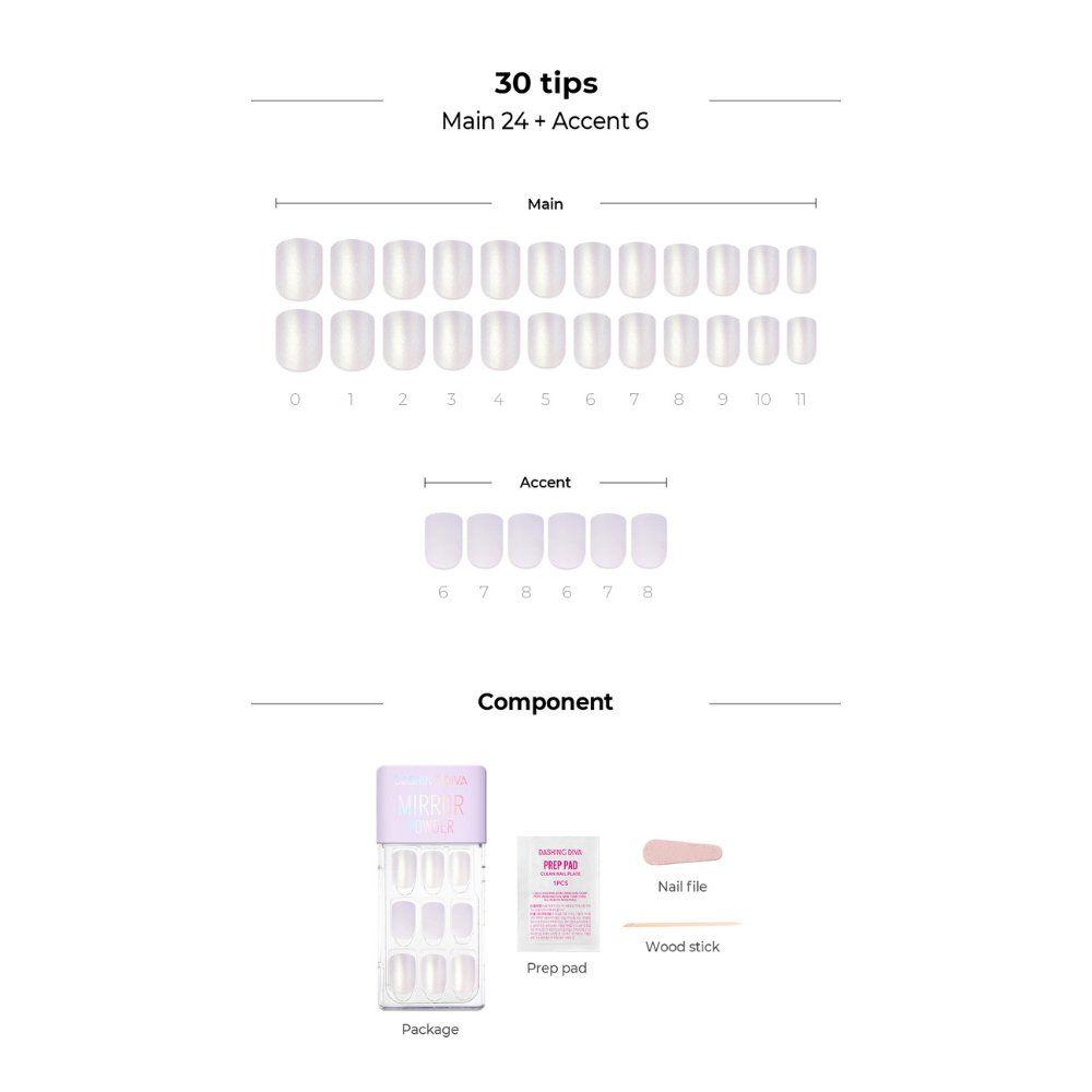 Uñas Magic Gel Press Manicure: MDR955-2