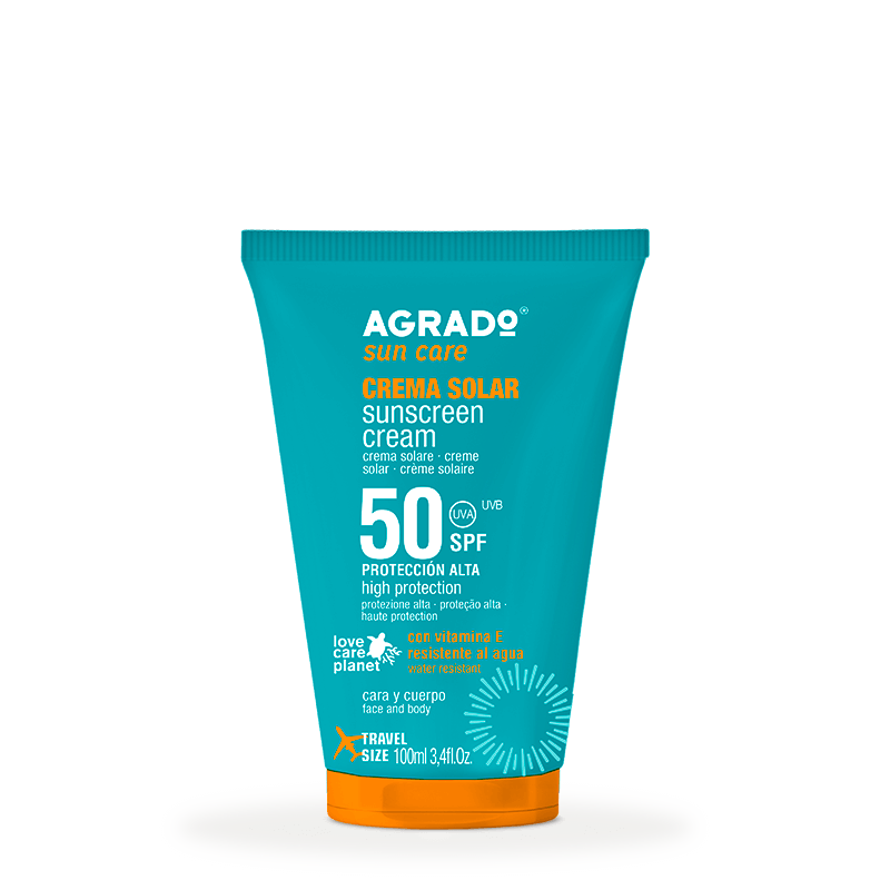 Tubo Crema Solar SPF50 Agrado-0