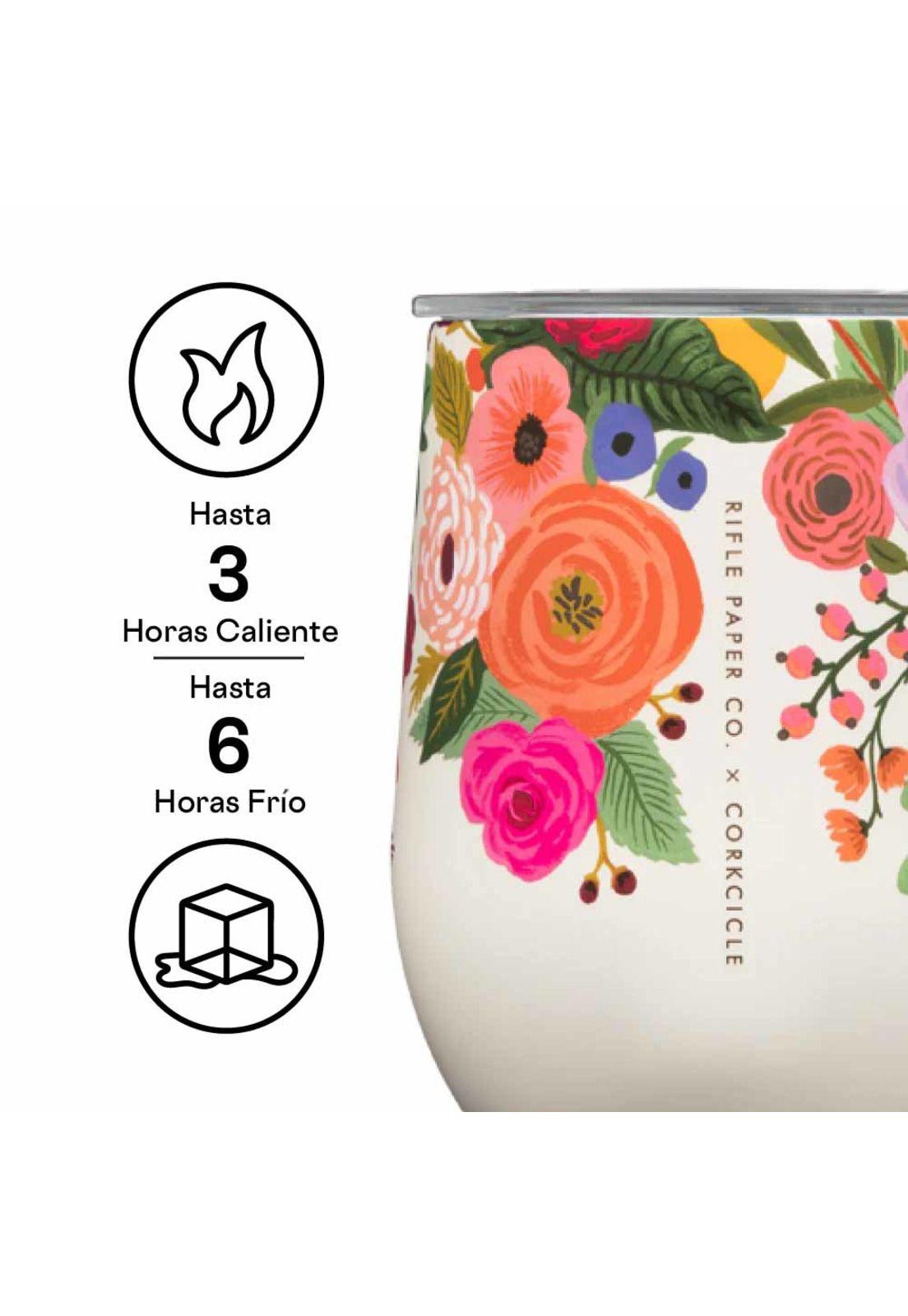 Copa Térmica 355ml Rifle Paper Garden Party Cream-2