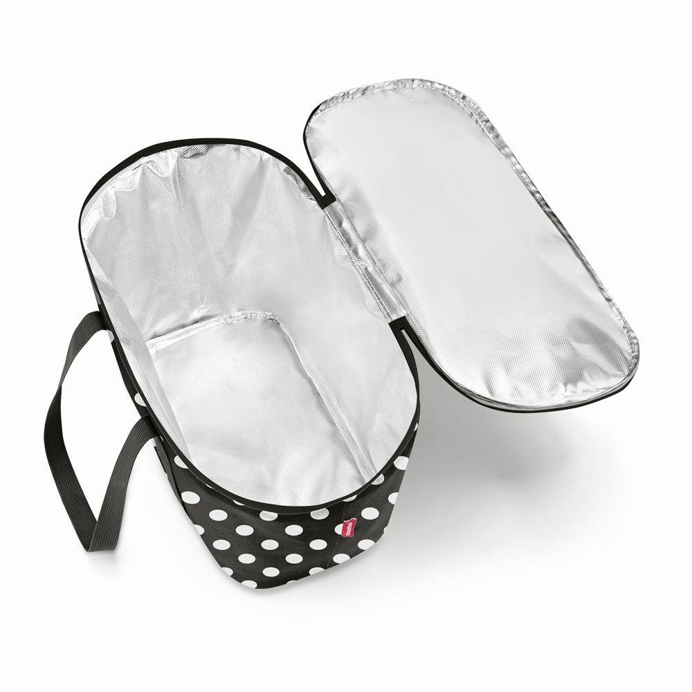 Bolso térmico plegable coolerbag - dots white-4
