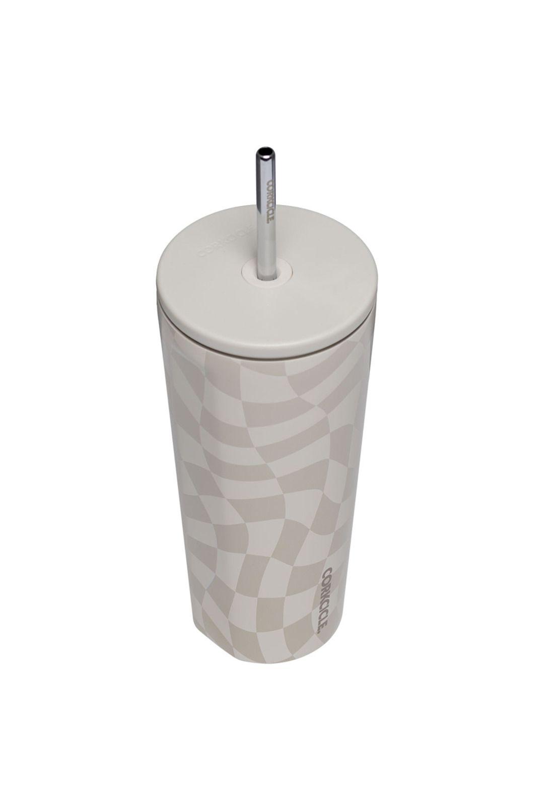 Vaso Térmico Cold Cup 700ml Wavy Checkerboard Neutrals-2